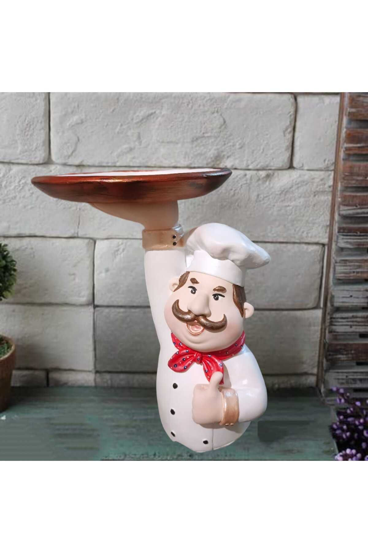 Tepsili Şef Aşcı Polyester Sunumluk & Biblo