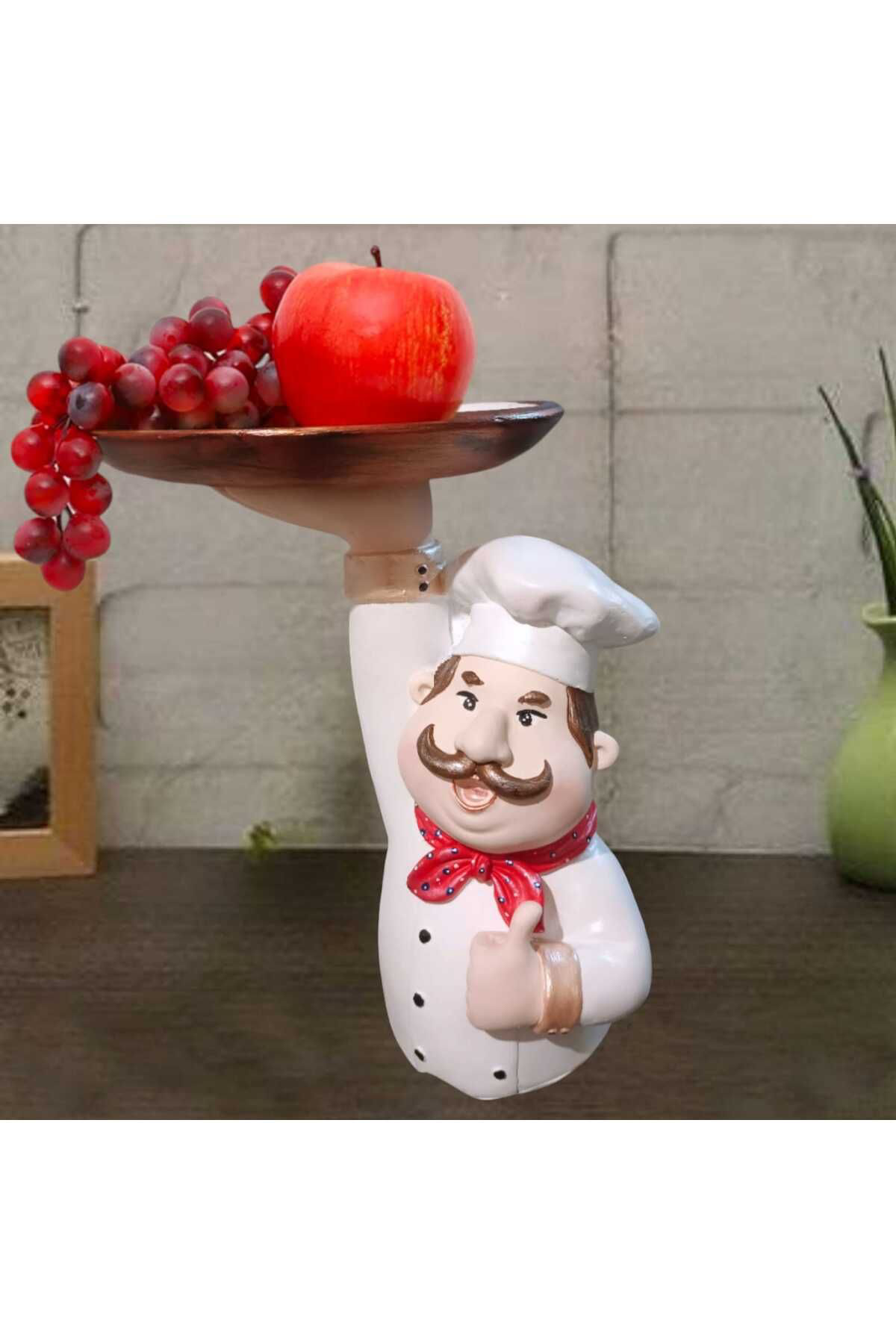 Tepsili Şef Aşcı Polyester Sunumluk & Biblo