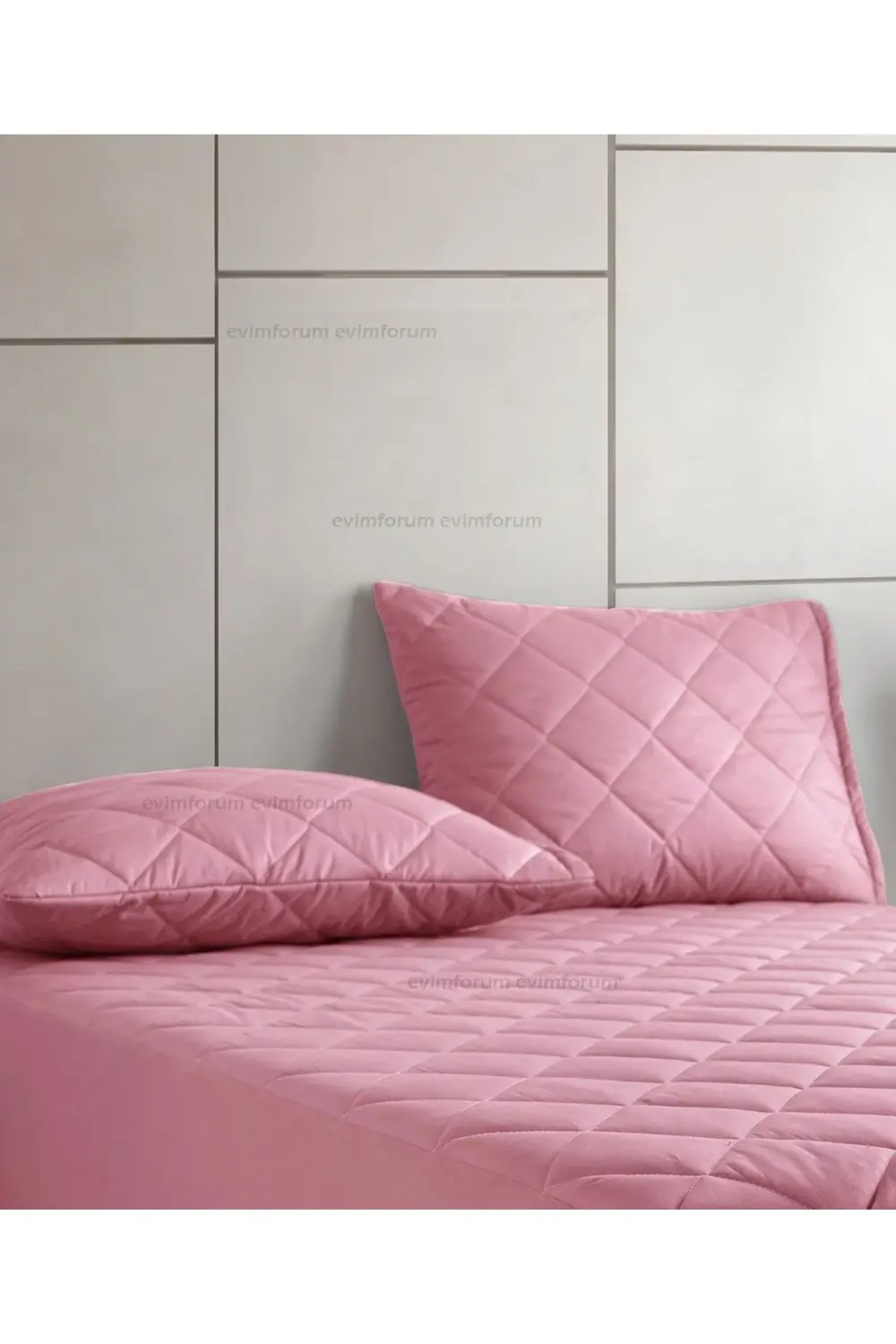 Ter Emici %100 Pamuk Kapitone Yastık Kılıfı 2 Adet