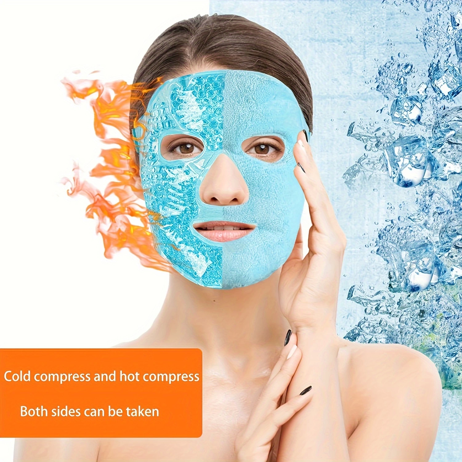 Terapi Jel Yüz Maskesi Soğuk Ve Sıcak Boncuklu Ayarlanabilir Mask Terapi Jel Yüz Maskesi Soğuk Ve Sıcak Boncuklu Ayarlanabilir Mask