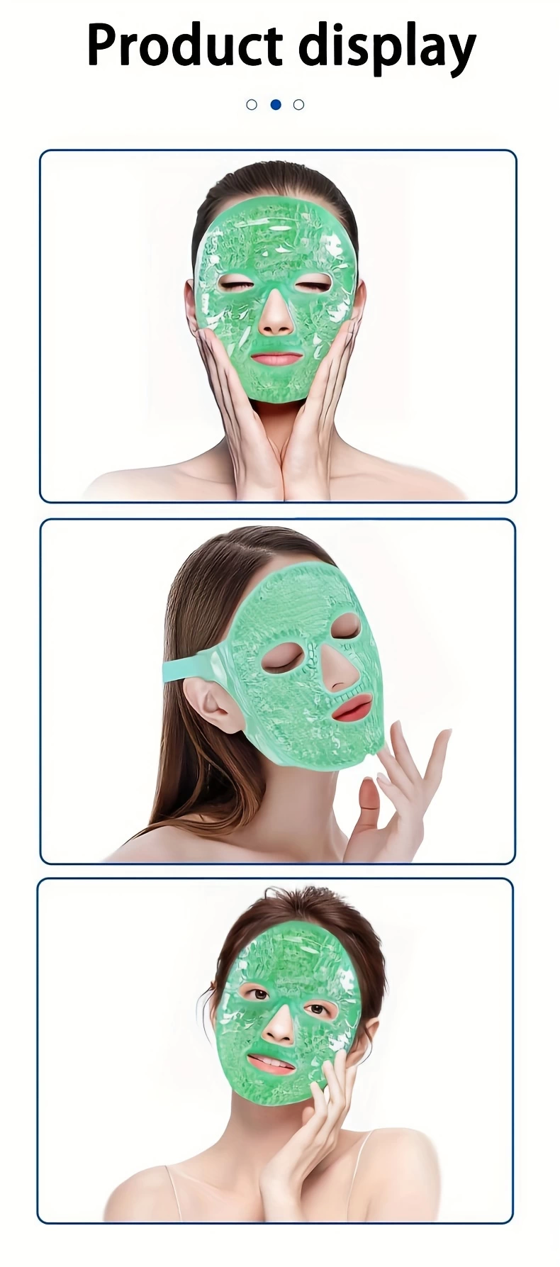 Terapi Jel Yüz Maskesi Soğuk Ve Sıcak Boncuklu Ayarlanabilir Mask Terapi Jel Yüz Maskesi Soğuk Ve Sıcak Boncuklu Ayarlanabilir Mask