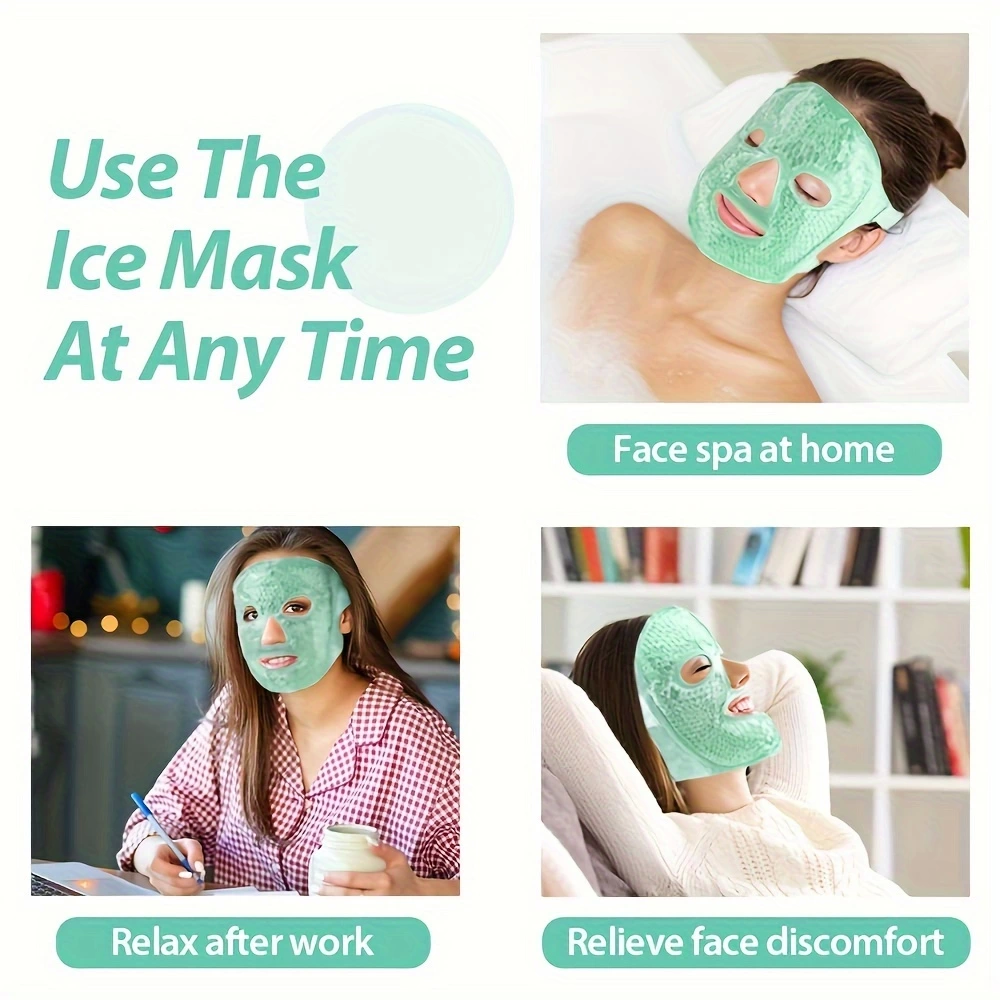 Terapi Jel Yüz Maskesi Soğuk Ve Sıcak Boncuklu Ayarlanabilir Mask Terapi Jel Yüz Maskesi Soğuk Ve Sıcak Boncuklu Ayarlanabilir Mask