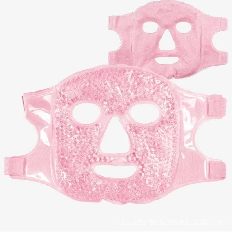 Terapi Jel Yüz Maskesi Soğuk Ve Sıcak Boncuklu Ayarlanabilir Maske (Pembe) Terapi Jel Yüz Maskesi Soğuk Ve Sıcak Boncuklu Ayarlanabilir Maske (Pembe)