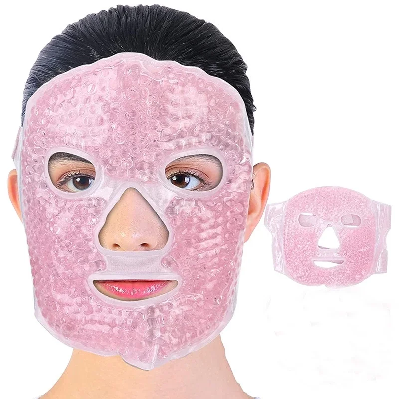 Terapi Jel Yüz Maskesi Soğuk Ve Sıcak Boncuklu Ayarlanabilir Maske (Pembe) Terapi Jel Yüz Maskesi Soğuk Ve Sıcak Boncuklu Ayarlanabilir Maske (Pembe)