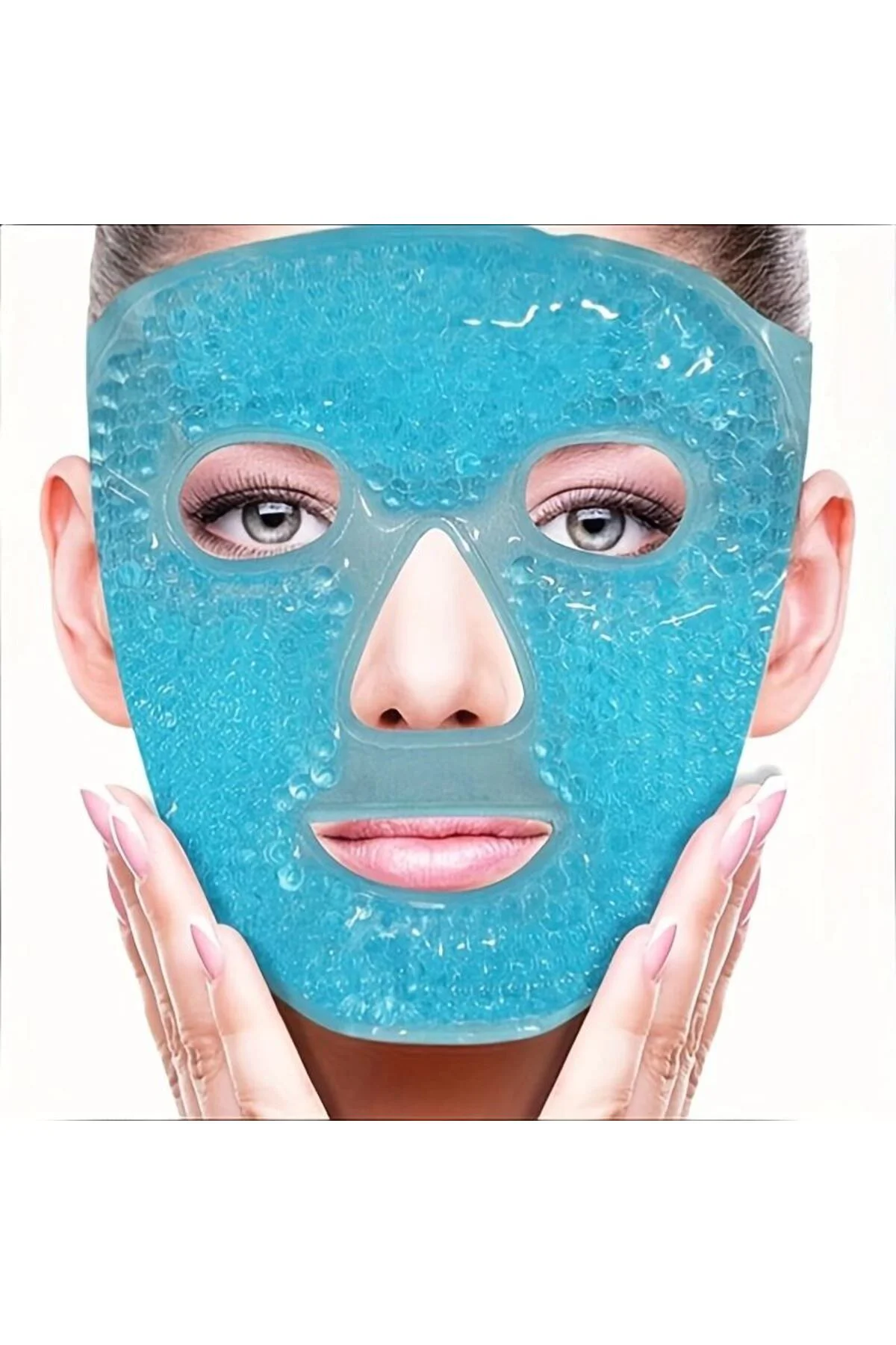Terapi Jel Yüz Maskesi Soğuk Ve Sıcak Boncuklu Ayarlanabilir Mask Terapi Jel Yüz Maskesi Soğuk Ve Sıcak Boncuklu Ayarlanabilir Mask
