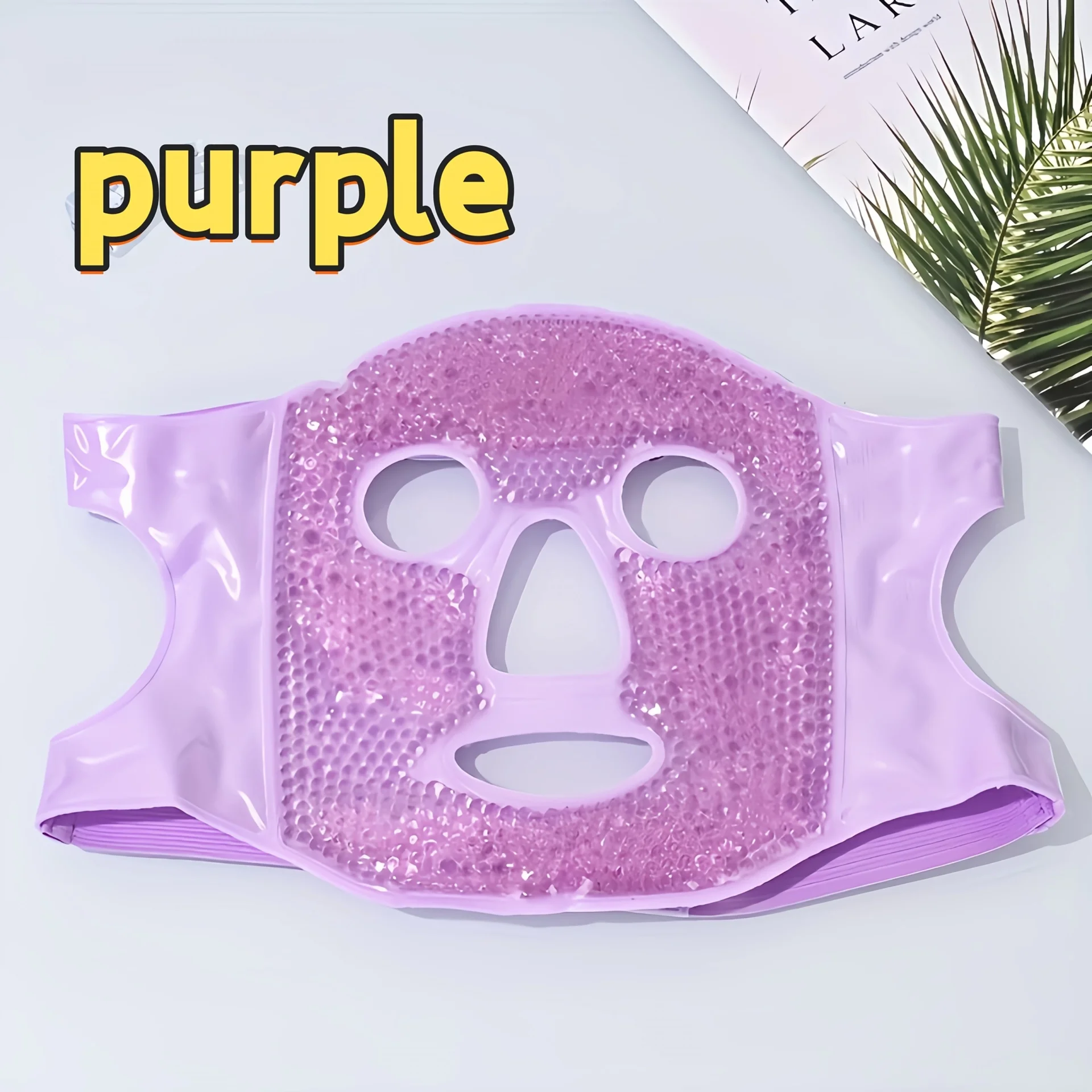 Terapi Jel Yüz Maskesi Soğuk Ve Sıcak Boncuklu Ayarlanabilir Mask