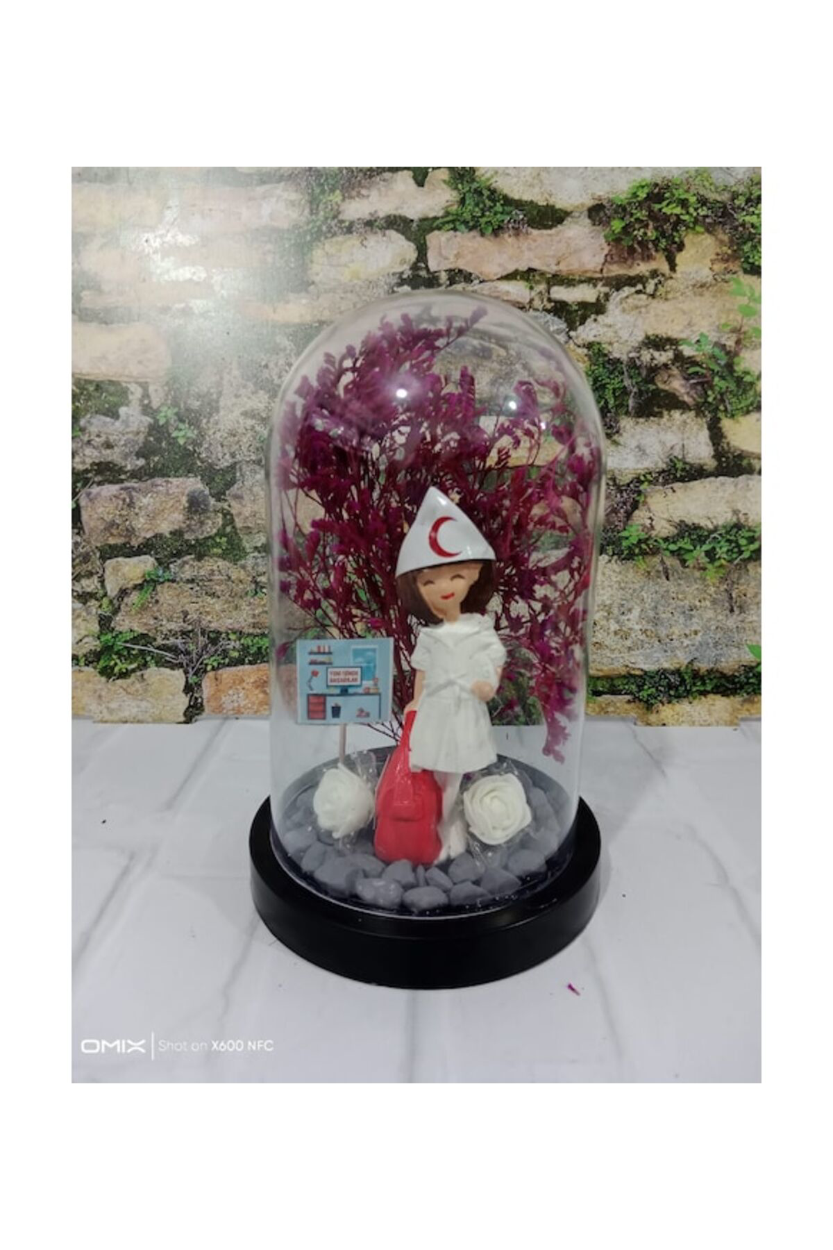 Ok Aksesuar Teraryum Fanus Hemşire İş Hediyesi Hemşire Temalı