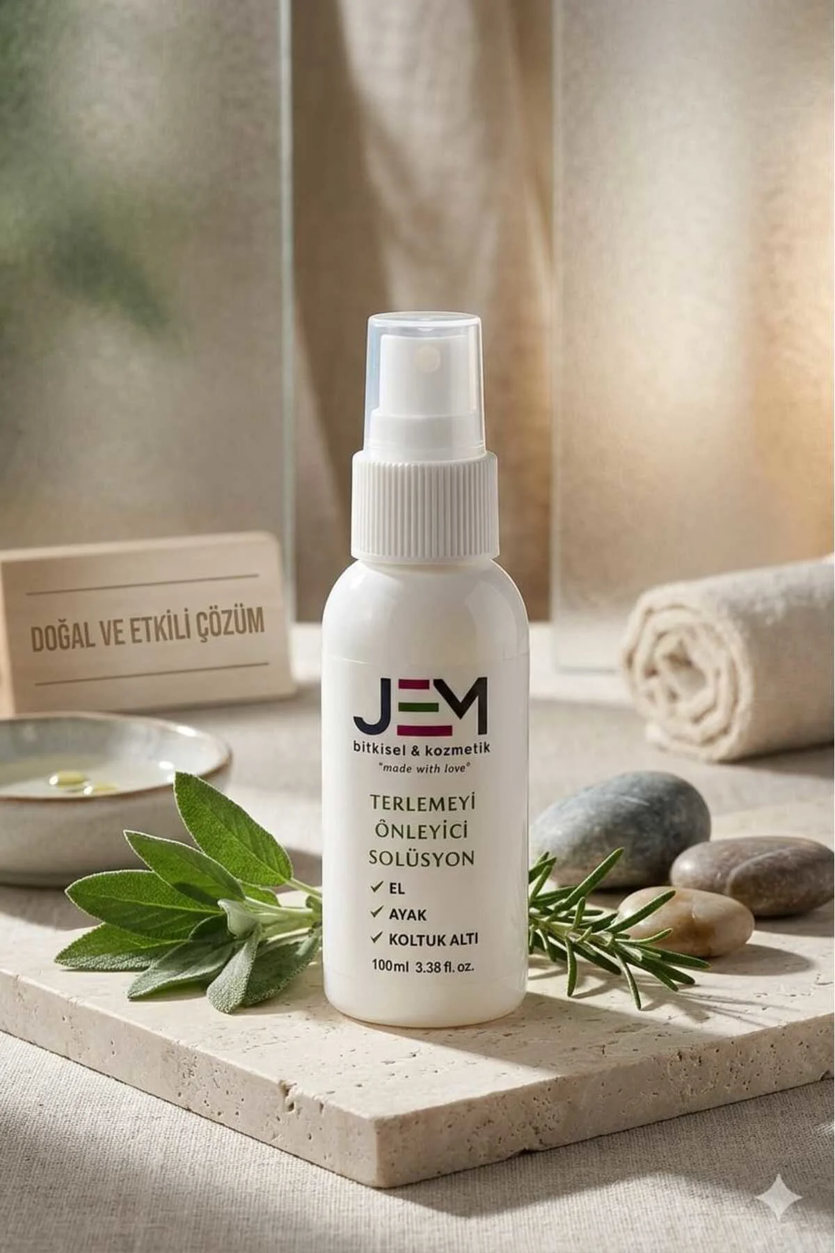 Terleme Önleyici Solüsyon 100 ML El, Ayak, Koltukaltı