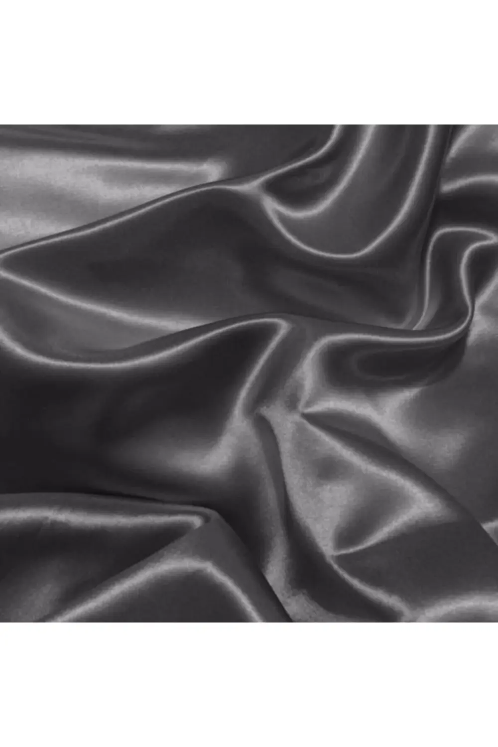 Terletmeyen İpek Saten Yastık Kılıfı 2'li 50x70 Gri