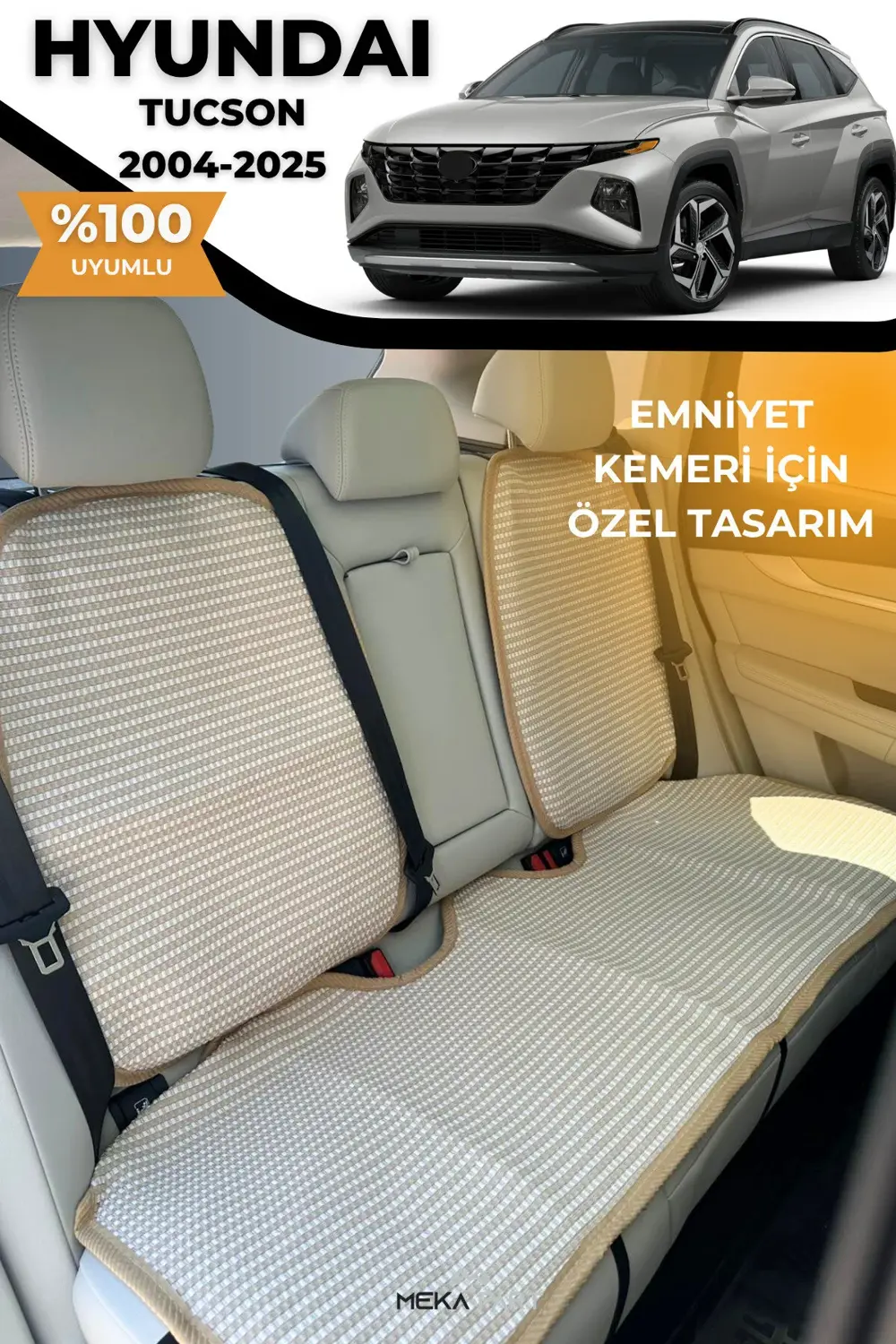 Terletmez Oto Koltuk Koruyucu Kılıf %100 Pamuk 5 li Tam Set Mavi