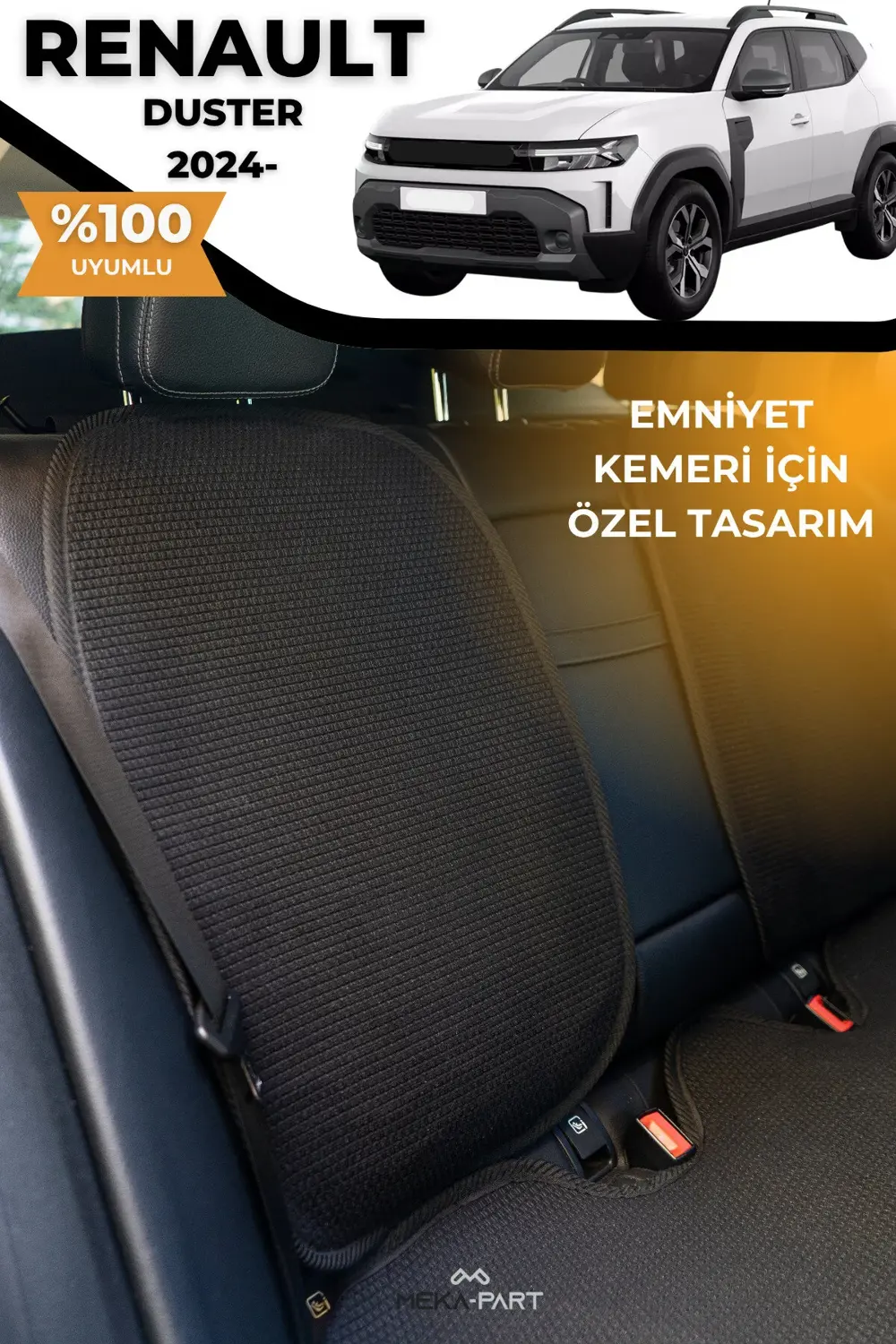 Terletmez Oto Koltuk Koruyucu Kılıf %100 Pamuk 5 li Tam Set Füme