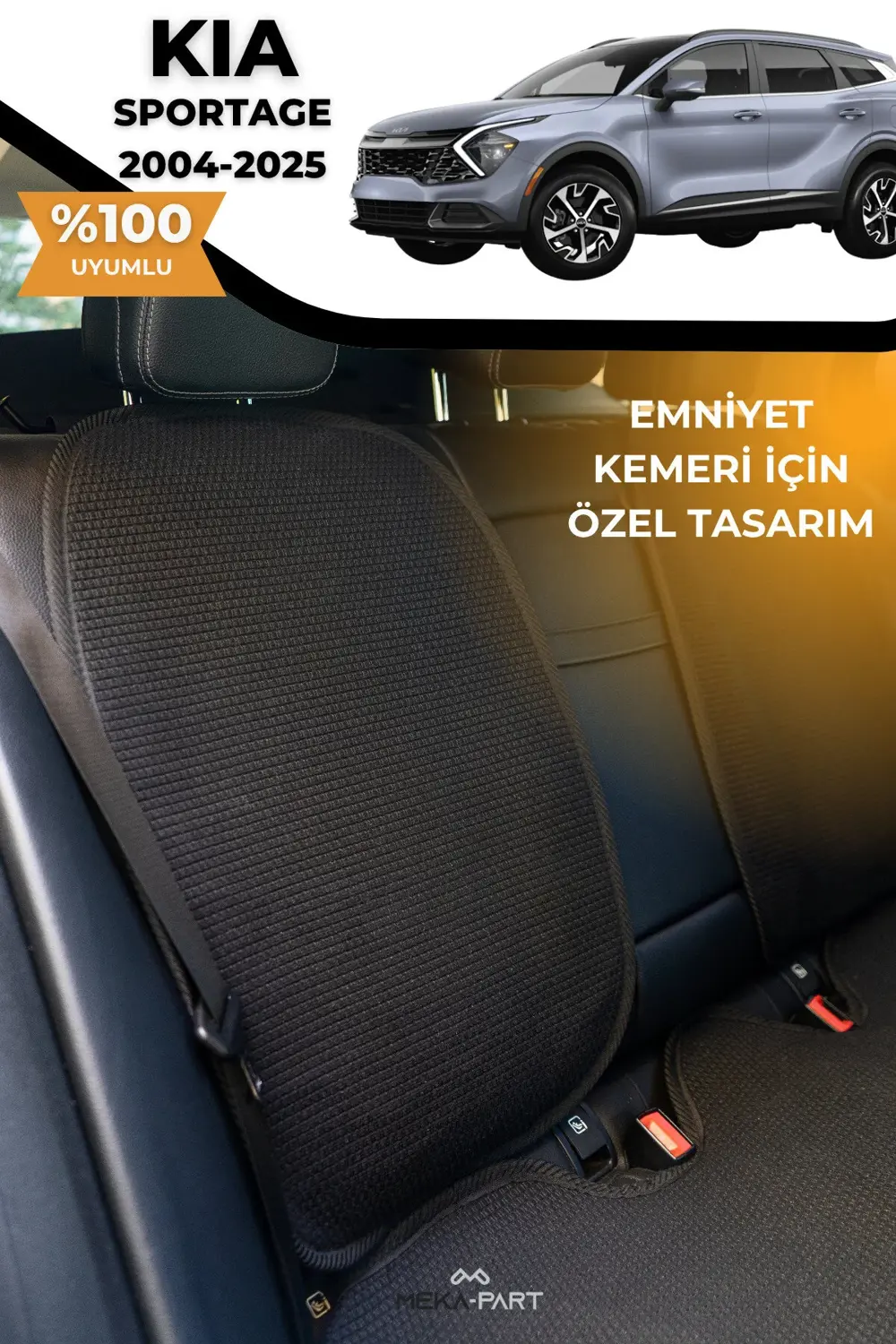 Terletmez Oto Koltuk Koruyucu Kılıf %100 Pamuk 5 li Tam Set Mavi