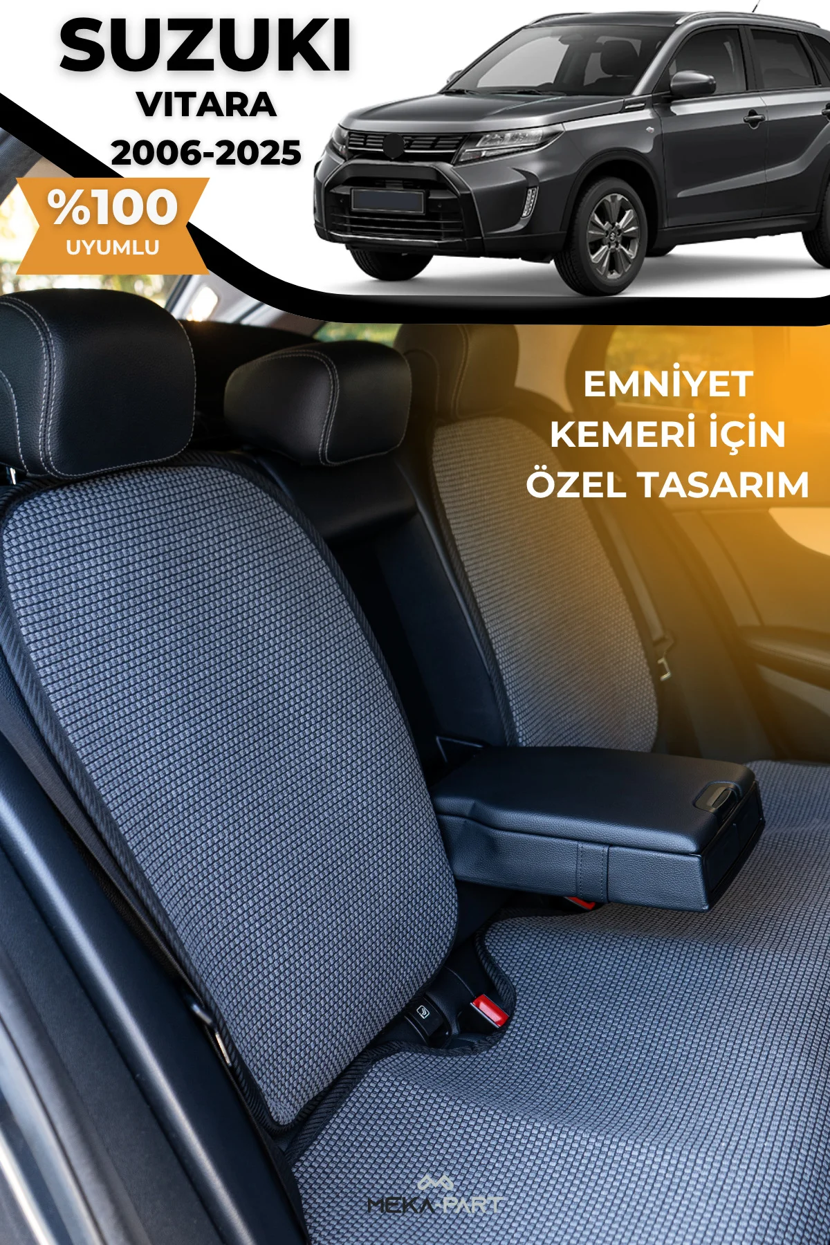 Terletmez Oto Koltuk Koruyucu Kılıf %100 Pamuk 5 li Tam Set Füme Suzuki Grand Vitara Fiyatı, Yorumları ve Özellikleri