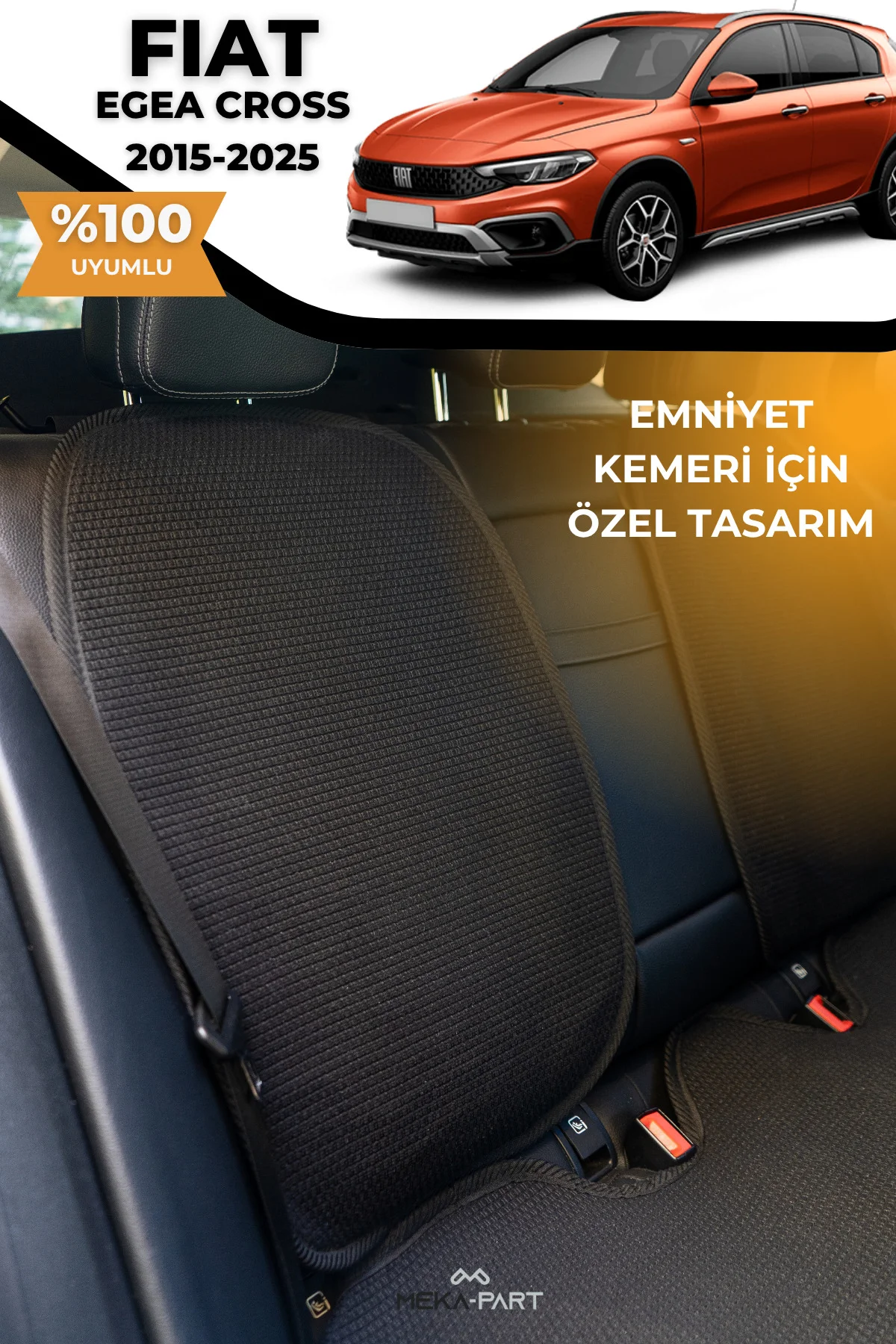 Terletmez Oto Koltuk Koruyucu Kılıf %100 Pamuk 5 li Tam Set Siyah Fiat Egea Cross Fiyatı, Yorumları ve Özellikleri