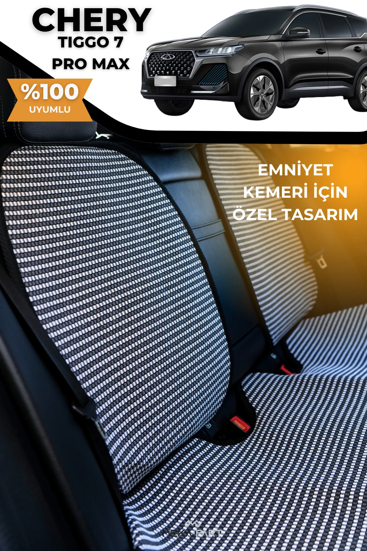 Terletmez Oto Koltuk Koruyucu Kılıf %100 Pamuk 5 li Tam Set Füme Beyaz Chery Tiggo 7 Fiyatı, Yorumları ve Özellikleri