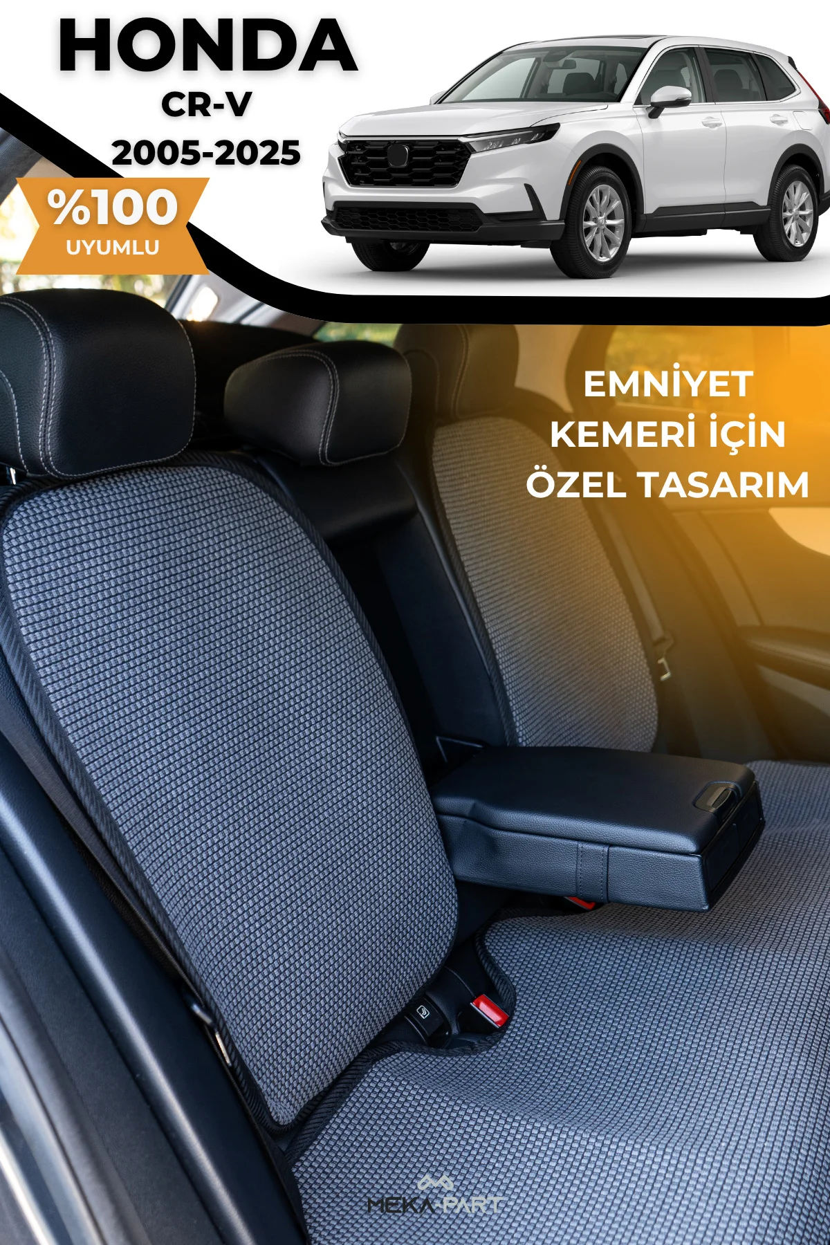 Terletmez Oto Koltuk Koruyucu Kılıf %100 Pamuk 5 li Tam Set Füme Honda CR-V Fiyatı, Yorumları ve Özellikleri