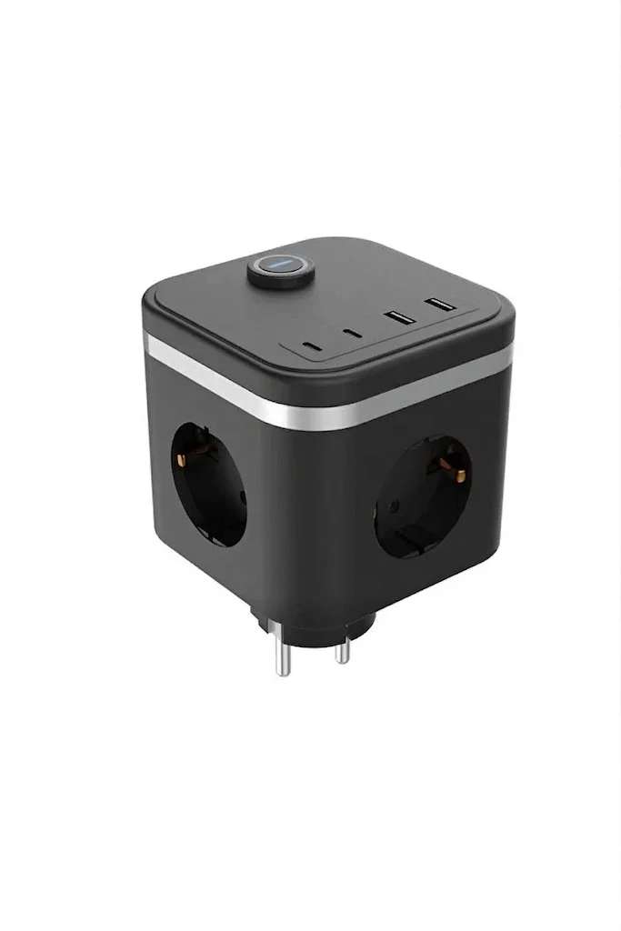 Termal Akım Korumalı Isıya Dayanıklı 3’lü Duvar Tipi Priz 2x Usb 2x Typce 3680 W Termal Akım Korumalı Isıya Dayanıklı 3’lü Duvar Tipi Priz 2x Usb 2x Typce 3680 W