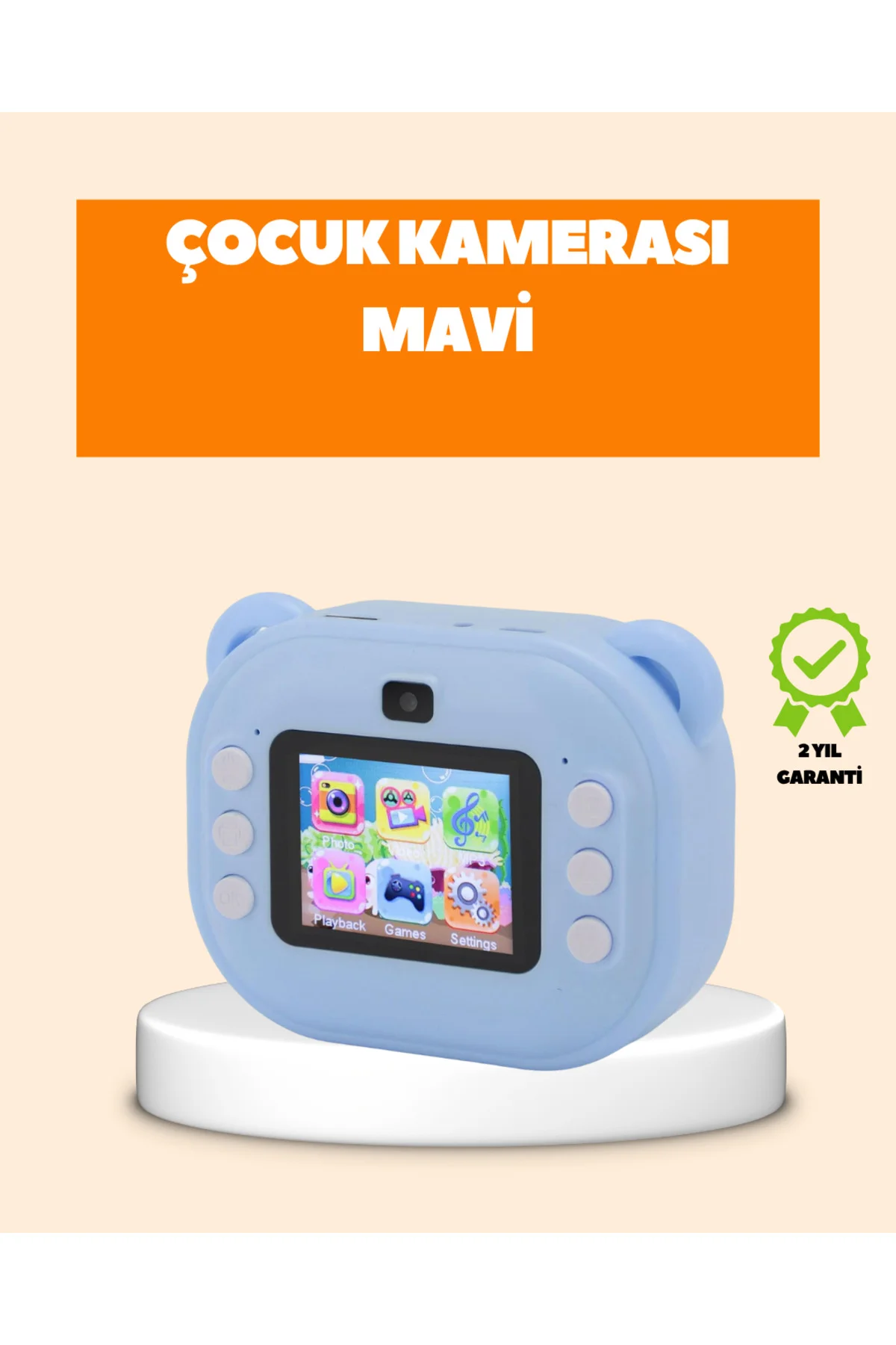 Termal Baskı Teknolojili Anında Fotoğraf Kamerası – 24MP Çift Lens, 32GB Hafıza
