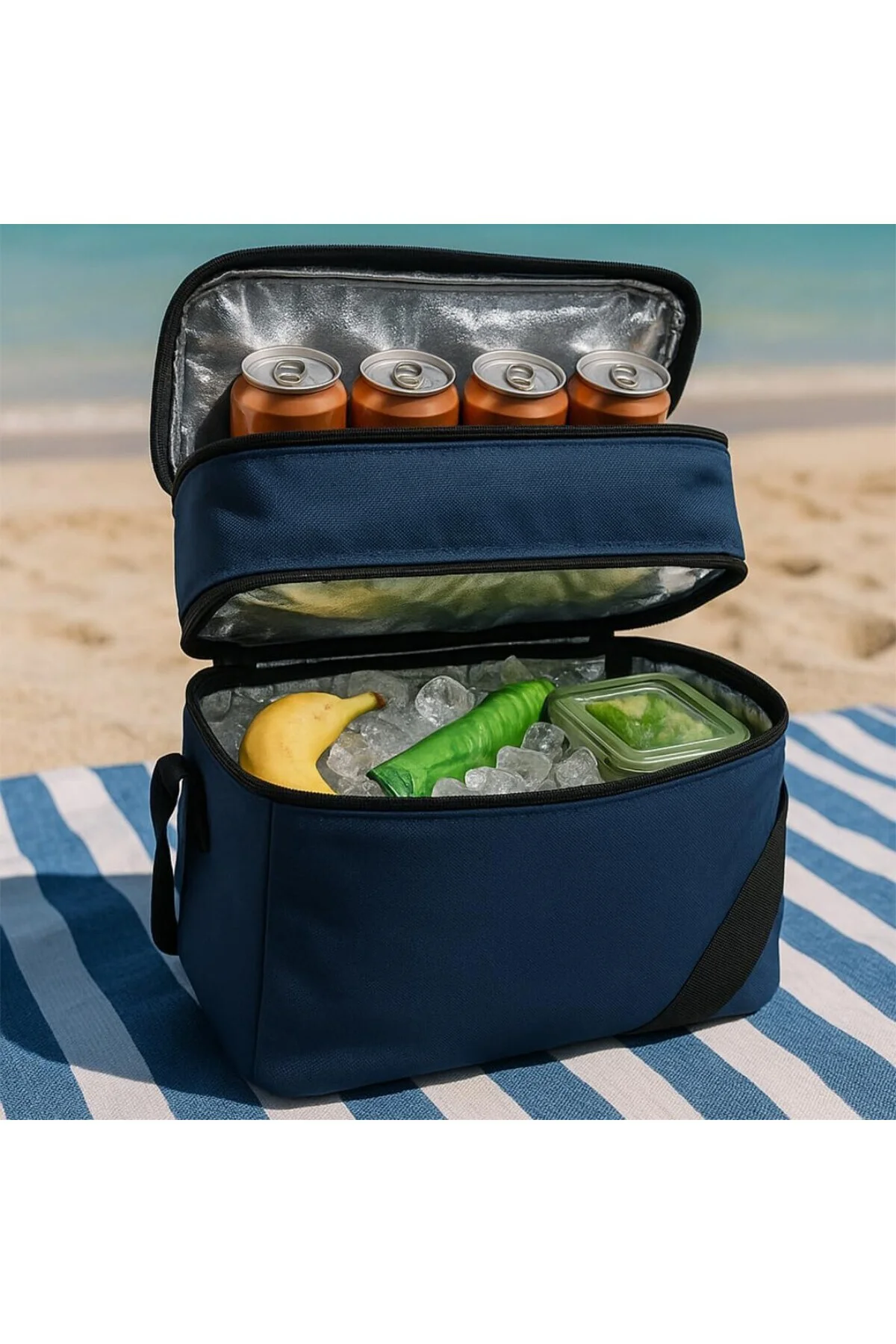 Termal Buzluk Çanta Piknik Yemek Taşıma Çantası 22 Litre Beslenme