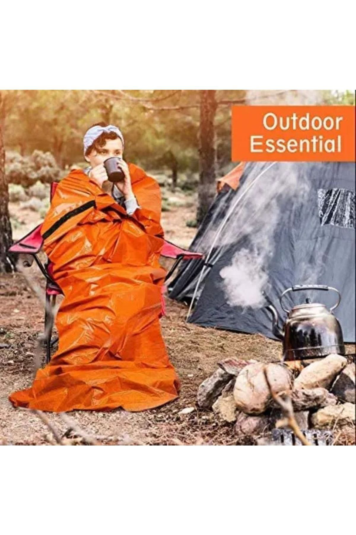 Blisspremium Termal Deprem Acil Durum Tulumu (90X210cm) - Düdüklü Taşıma Çanta