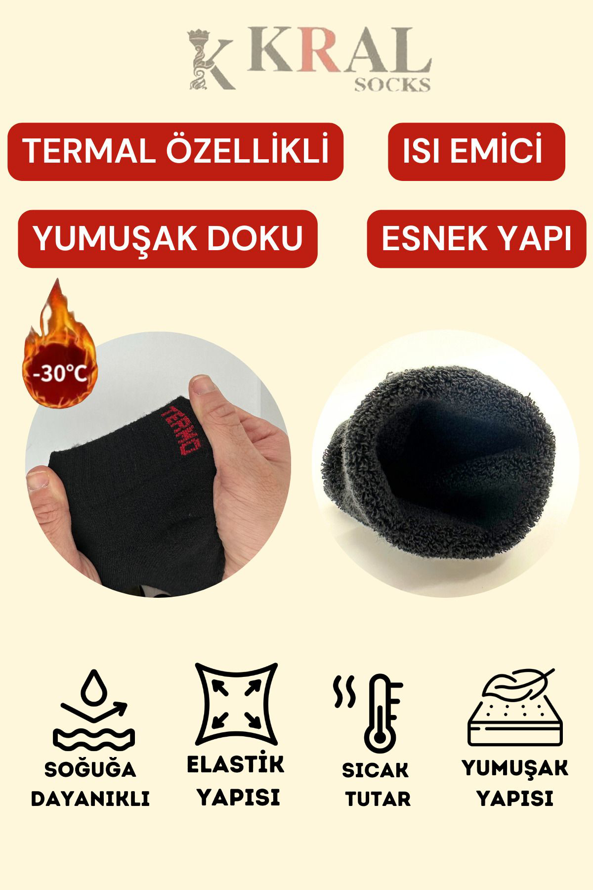 Termal Erkek Kışlık Havlu Patik Çorap Dikişsiz (5 ÇİFT) Siyah Ren Termal Erkek Kışlık Havlu Patik Çorap Dikişsiz (5 ÇİFT) Siyah Ren