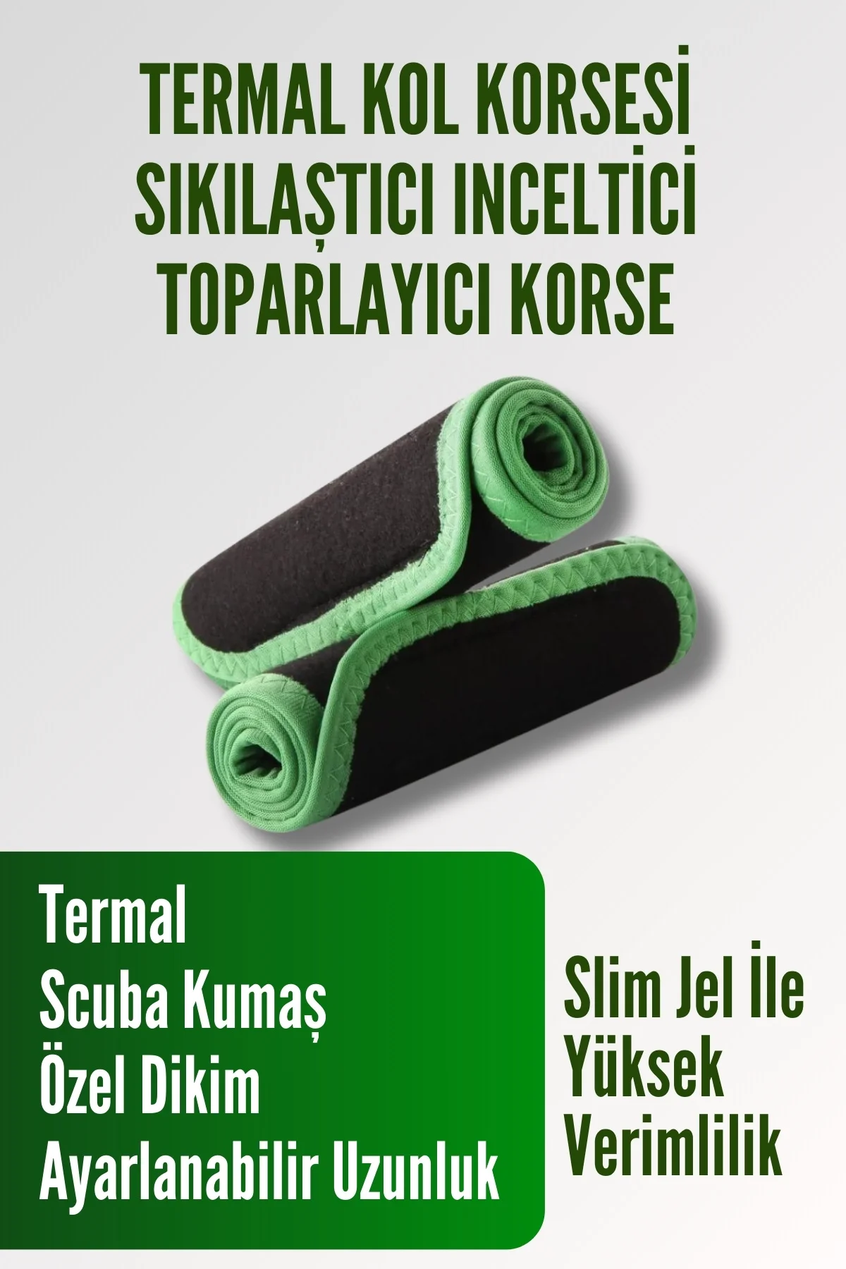Termal Kol Korsesi Sıkılaştıcı Inceltici Toparlayıcı Korse