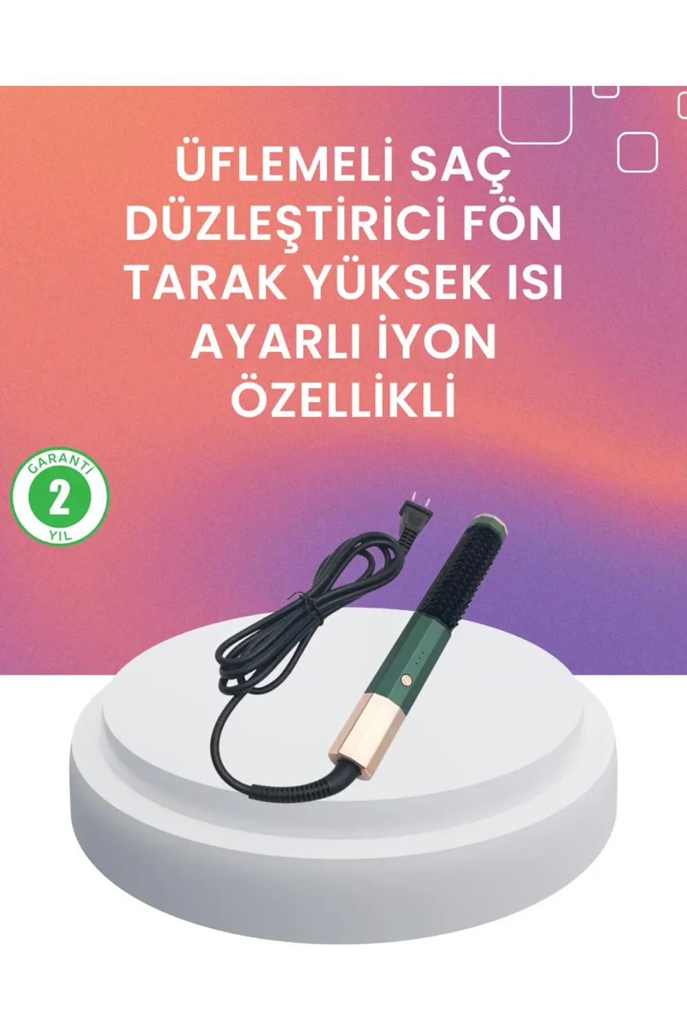Termal Koruma Sistemli Çok Fonksiyonlu Saç Şekillendirme Cihazı