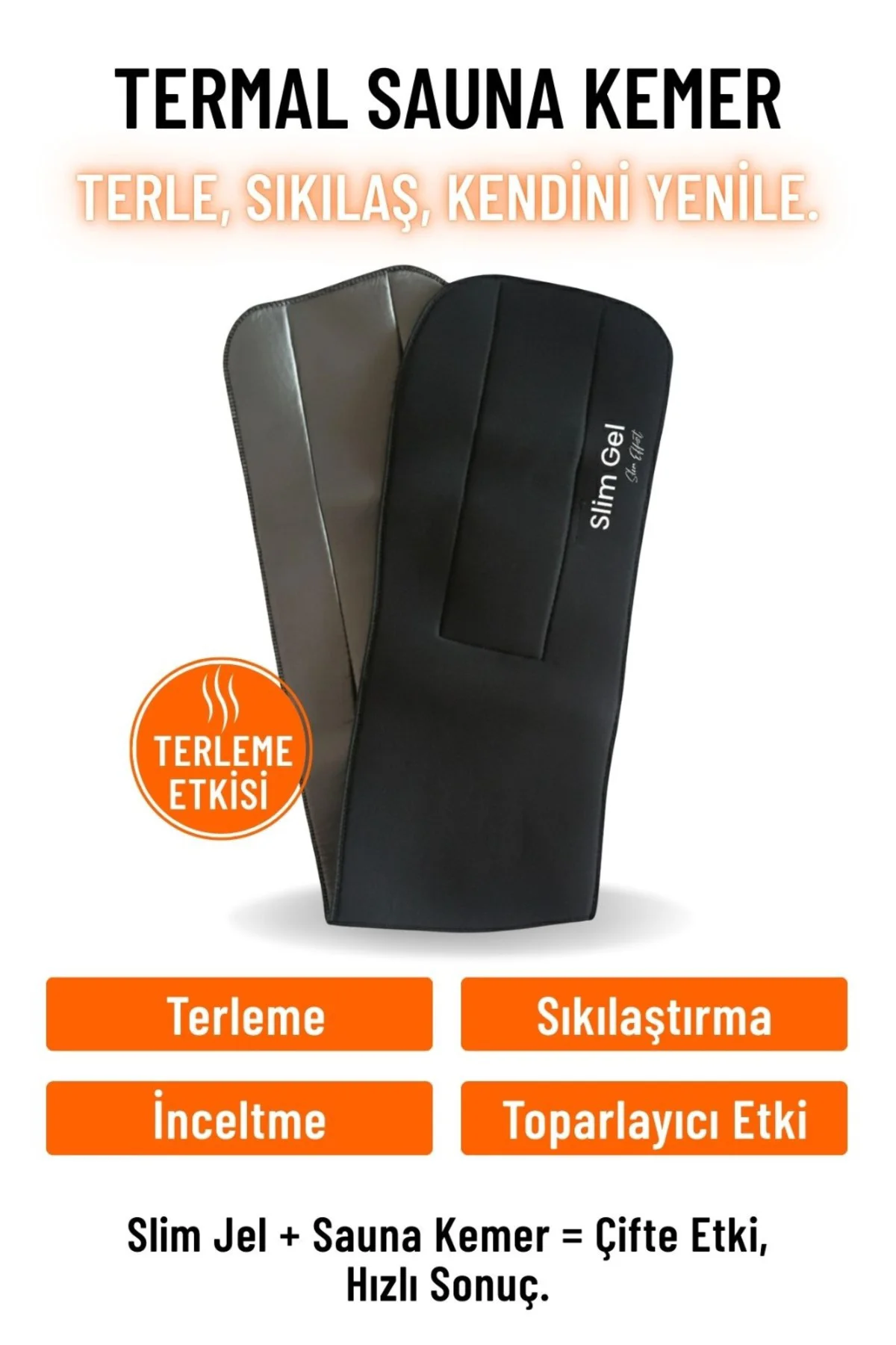 Termal Neopren Bel Korsesi – Isı Tutucu Terletici Etkili – Bel To