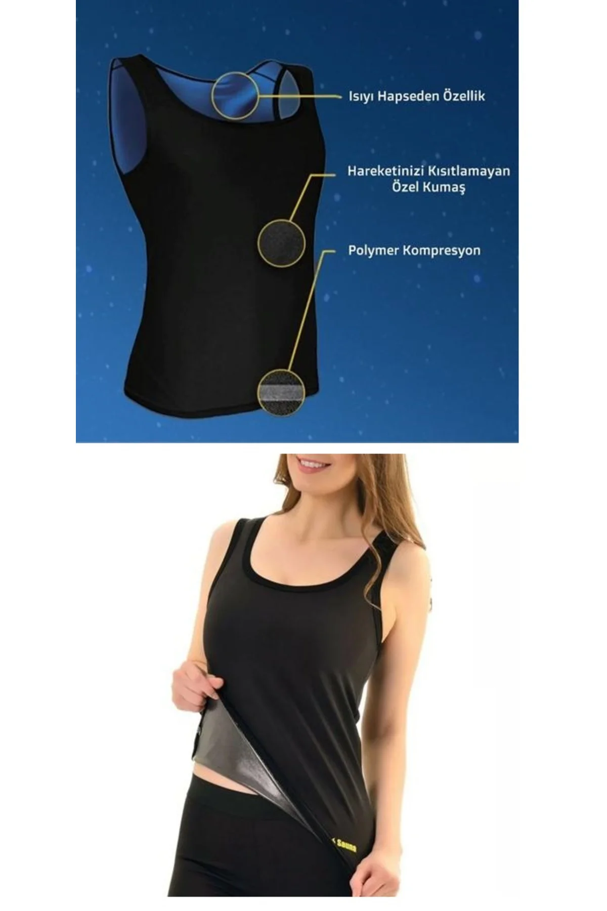 Termal Sauna Atlet ( XL ) Neotex Terletme Atleti Termal Sauna Atlet ( XL ) Neotex Terletme Atleti
