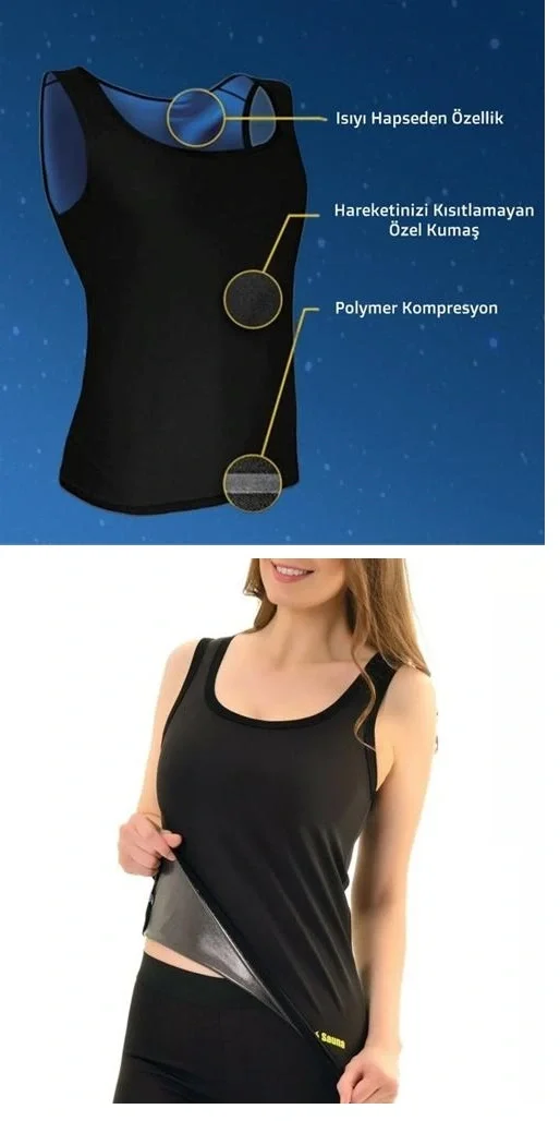 Termal Sauna Erkek Unisex Atlet ( L ) Neotex Terletme Atleti