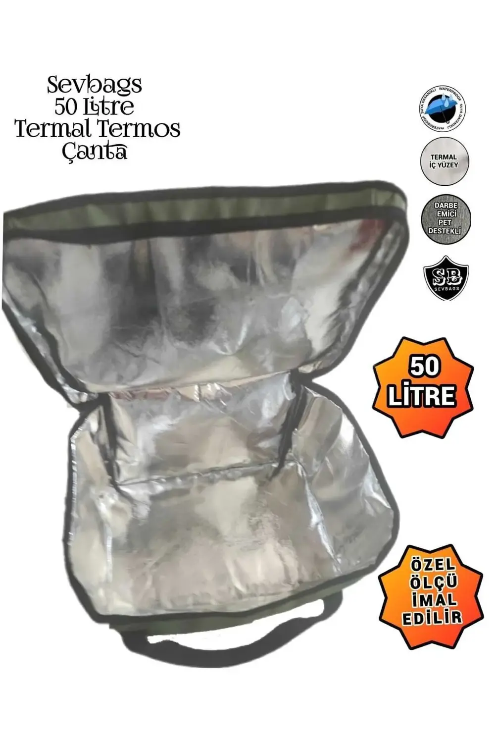 TERMAL TERMOS PİKNİK KAMP SEYAHAT SICAK SOĞUK 50 LİTRE TERMOS ÇAN