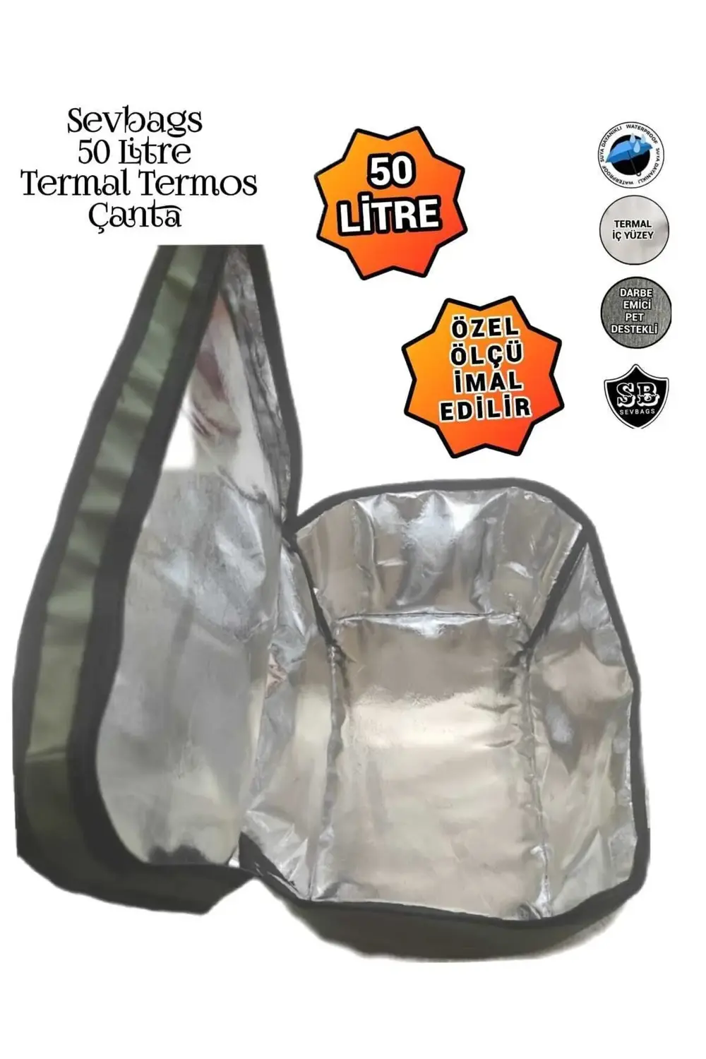 TERMAL TERMOS PİKNİK KAMP SEYAHAT SICAK SOĞUK 50 LİTRE TERMOS ÇAN