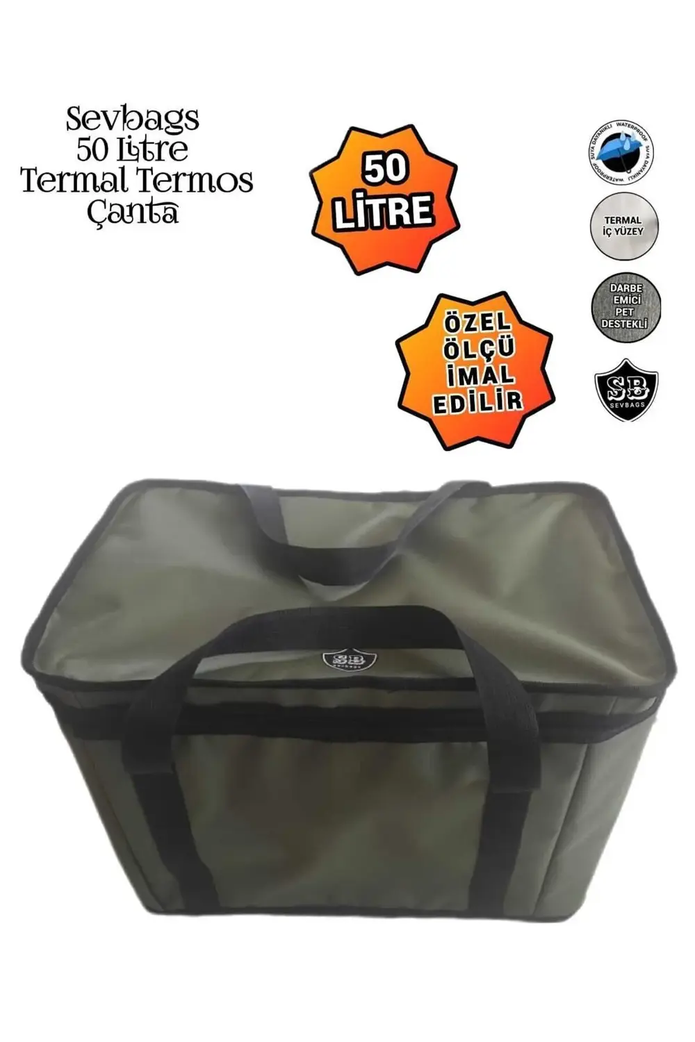 TERMAL TERMOS PİKNİK KAMP SEYAHAT SICAK SOĞUK 50 LİTRE TERMOS ÇAN
