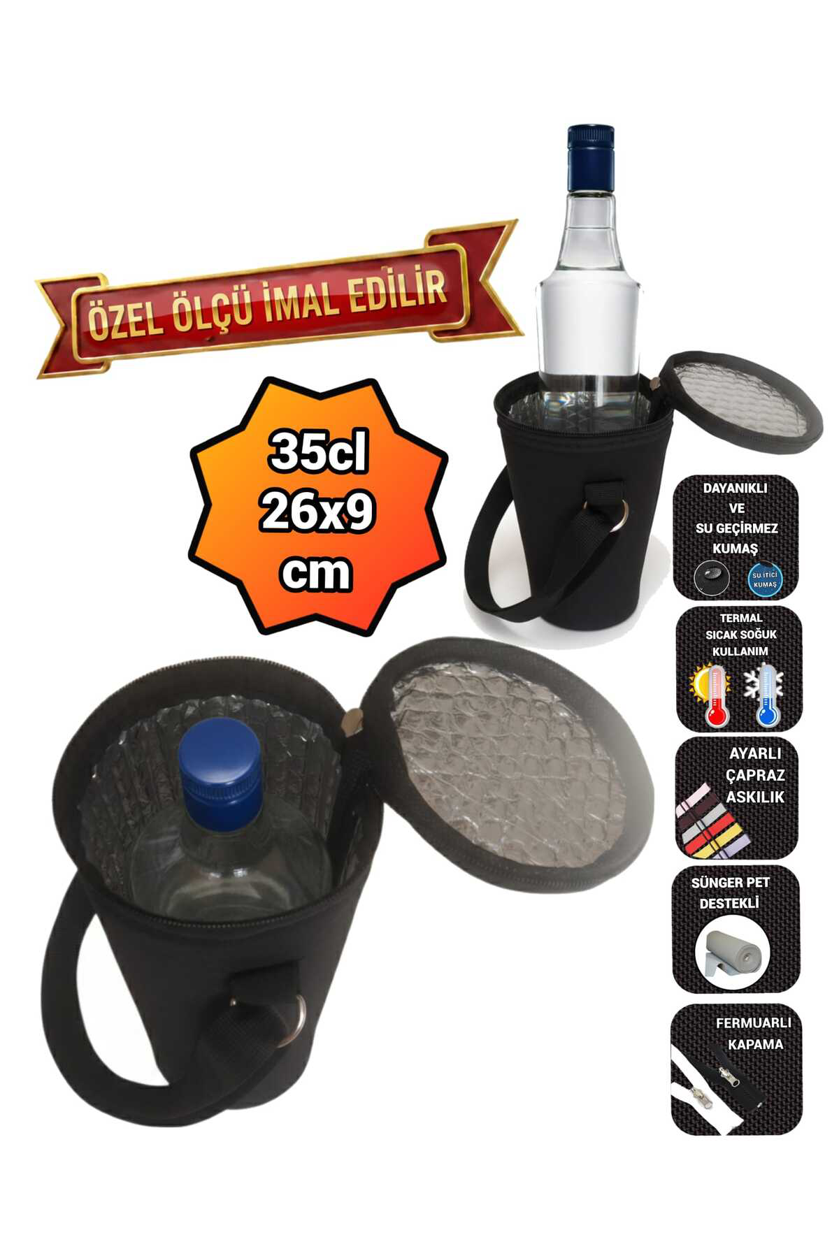 TERMAL TERMOS ŞİŞE ÇANTASI