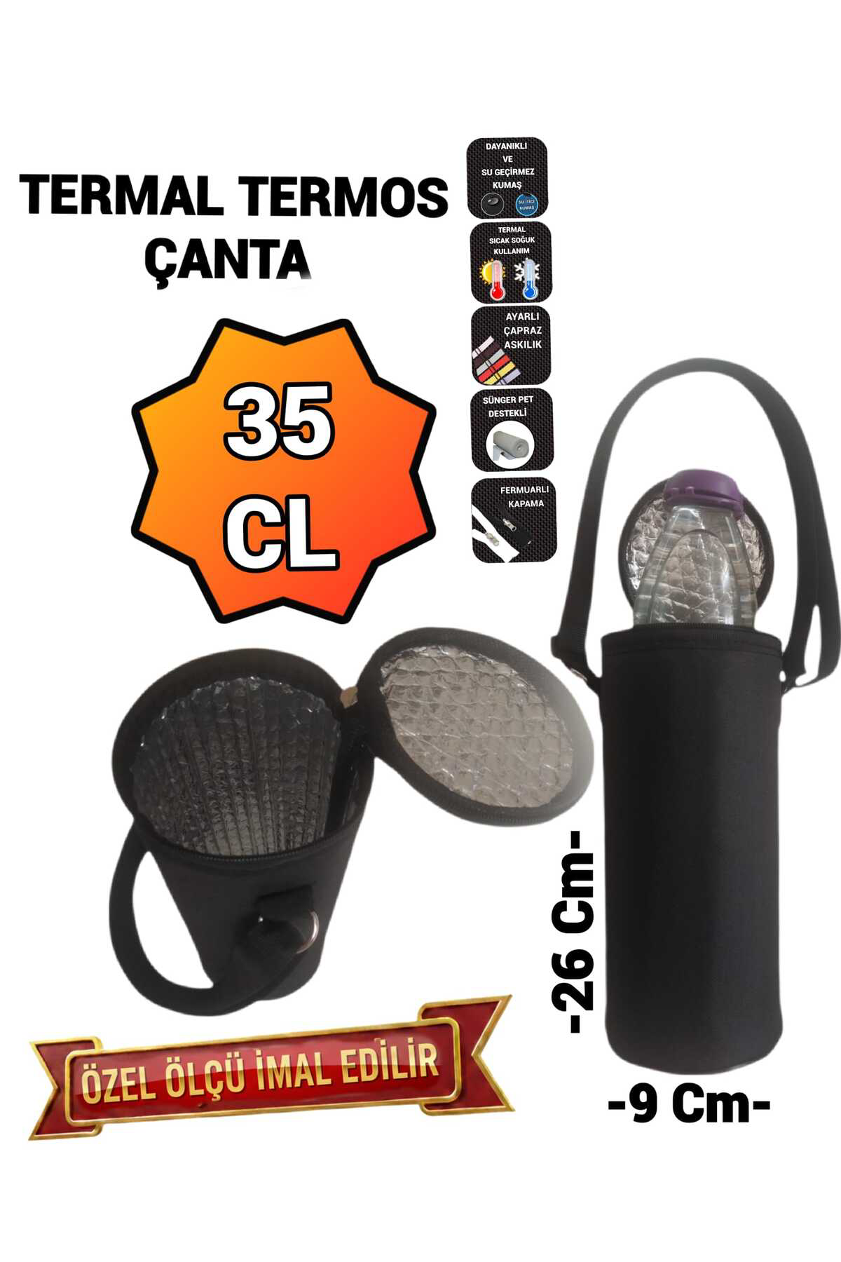 TERMAL TERMOS ŞİŞE ÇANTASI