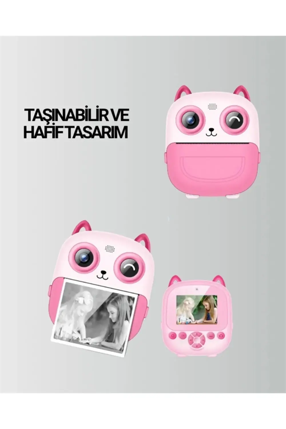 Termal Yazıcılı Dijital Kamera – USB Şarjlı HD Video Destekli - M