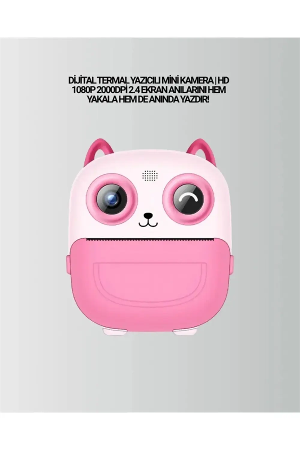 Termal Yazıcılı Dijital Kamera – USB Şarjlı HD Video Destekli - M