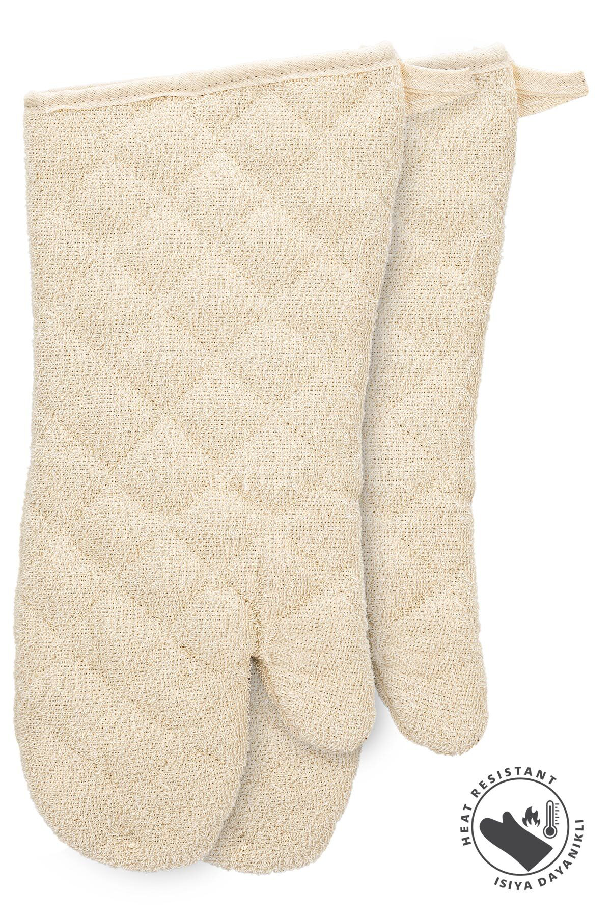 Pazar Kapısı Termo İsıya Dayanıklı 2 Li Fırın Eldiveni Set