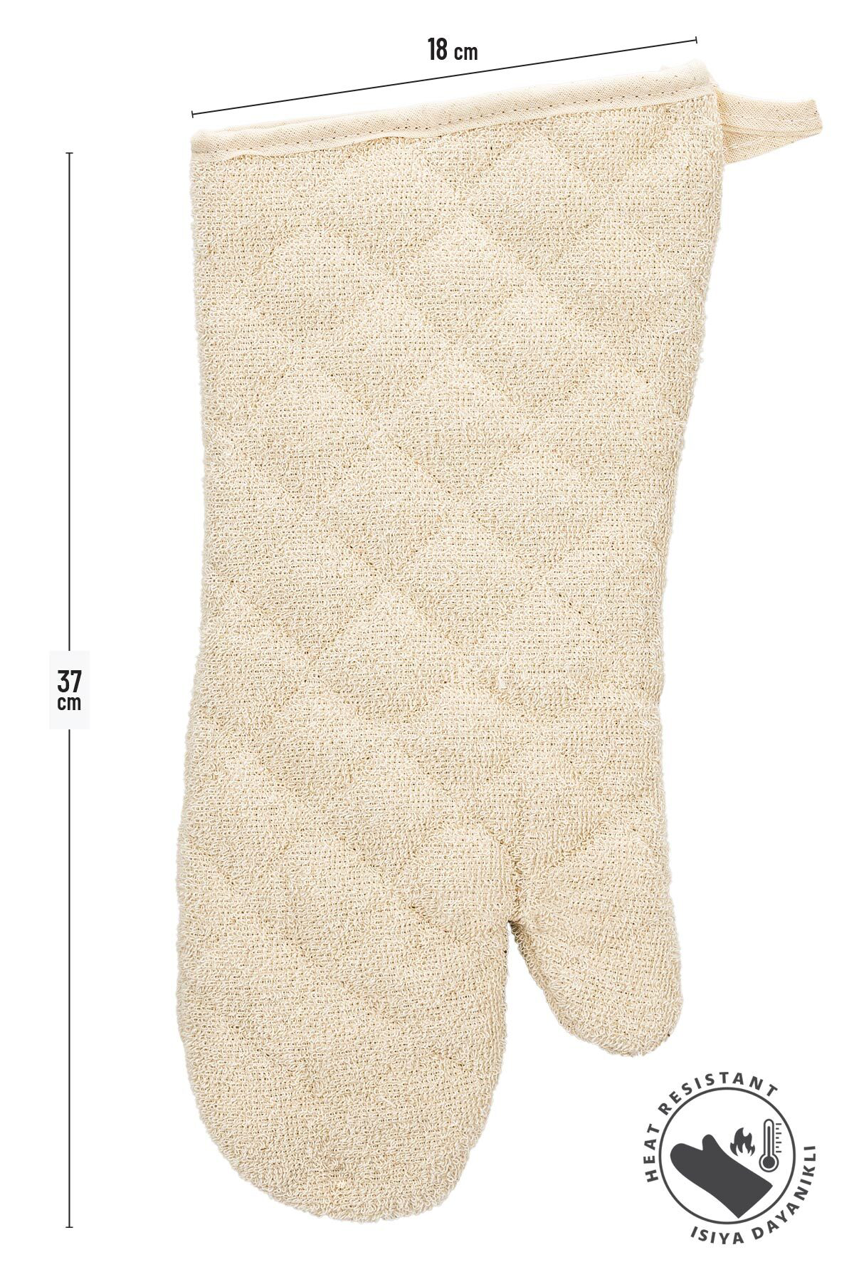 Pazar Kapısı Termo İsıya Dayanıklı 2 Li Fırın Eldiveni Set