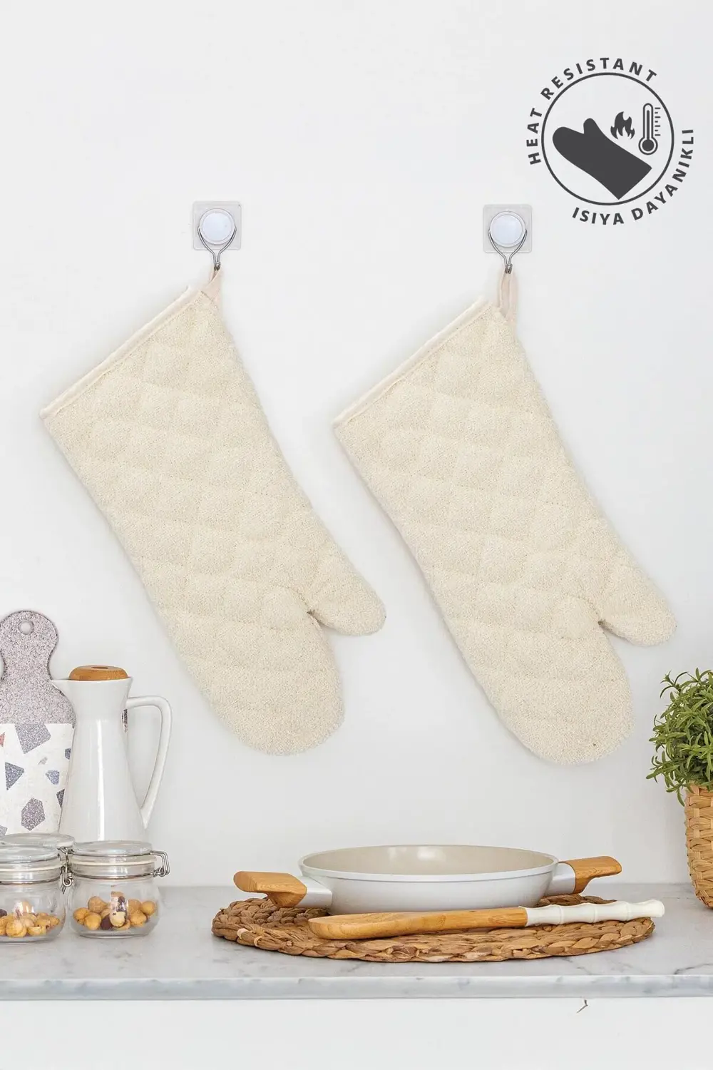 Termo Isıya Dayanıklı 2 Li Fırın Eldiveni Set