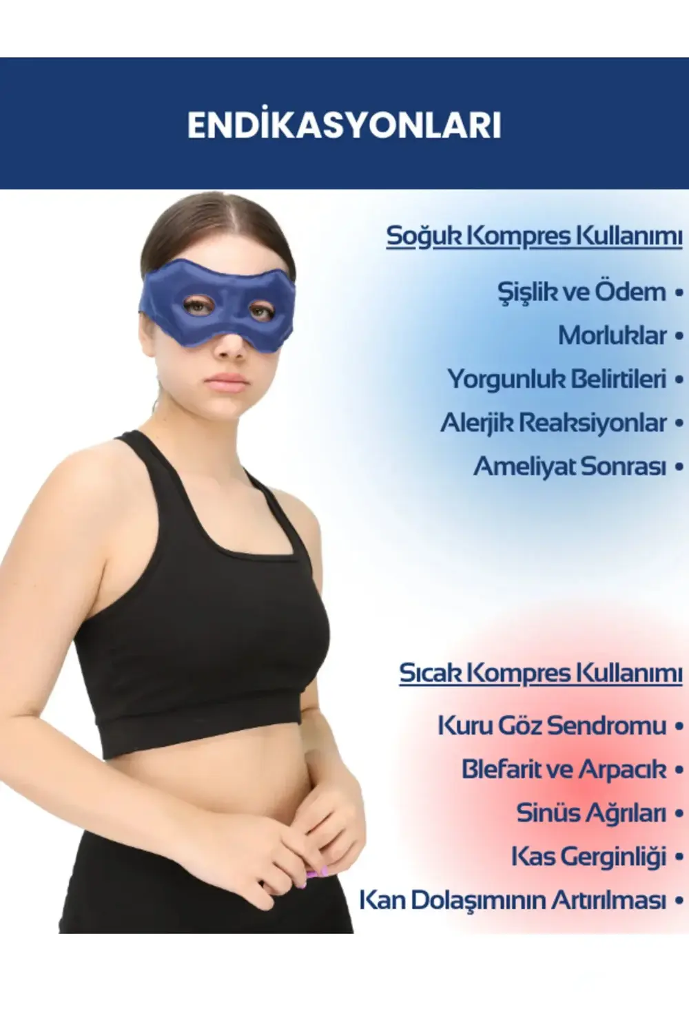 TERMOJEL GÖZ MASKESİ AÇIK SICAK-SOĞUK KOMPRES