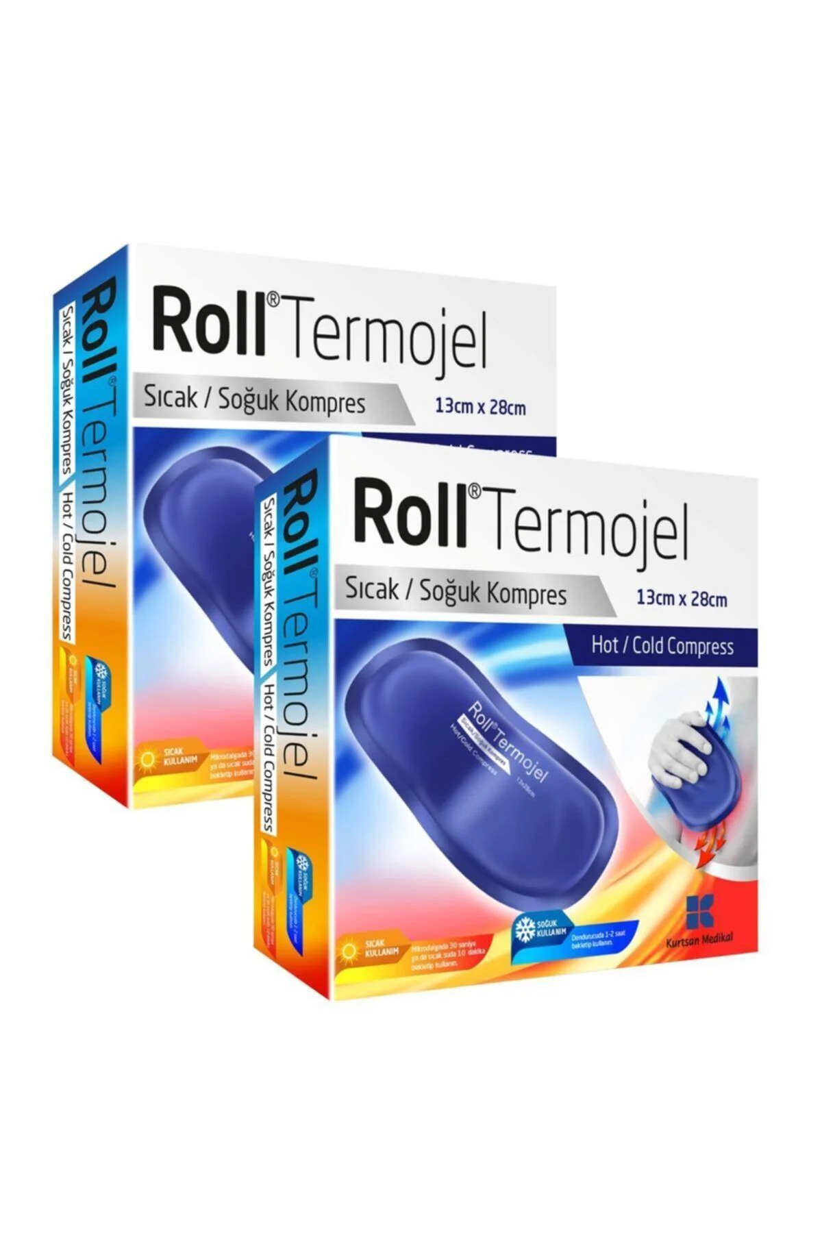 Termojel Sıcak Soğuk Kompres 13cm X 28cm- 2 Adet
