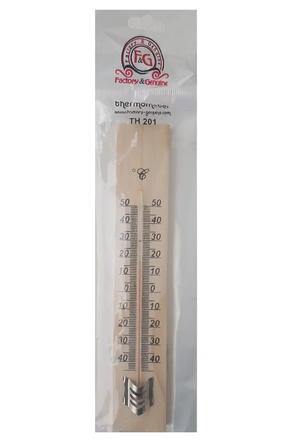 Termometre Ahşap 3,5 cm x 20 cm