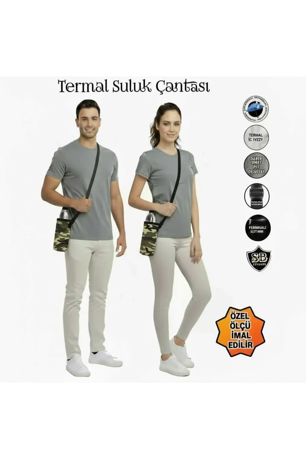 Termos Suluk Çantası Sıcak/soğuk Kullanım Termal Çanta