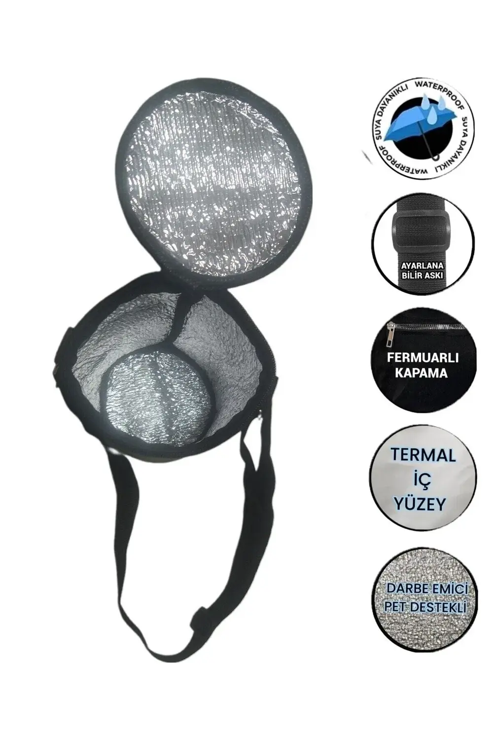 Termos Suluk Çantası Sıcak/soğuk Kullanım Termal Çanta