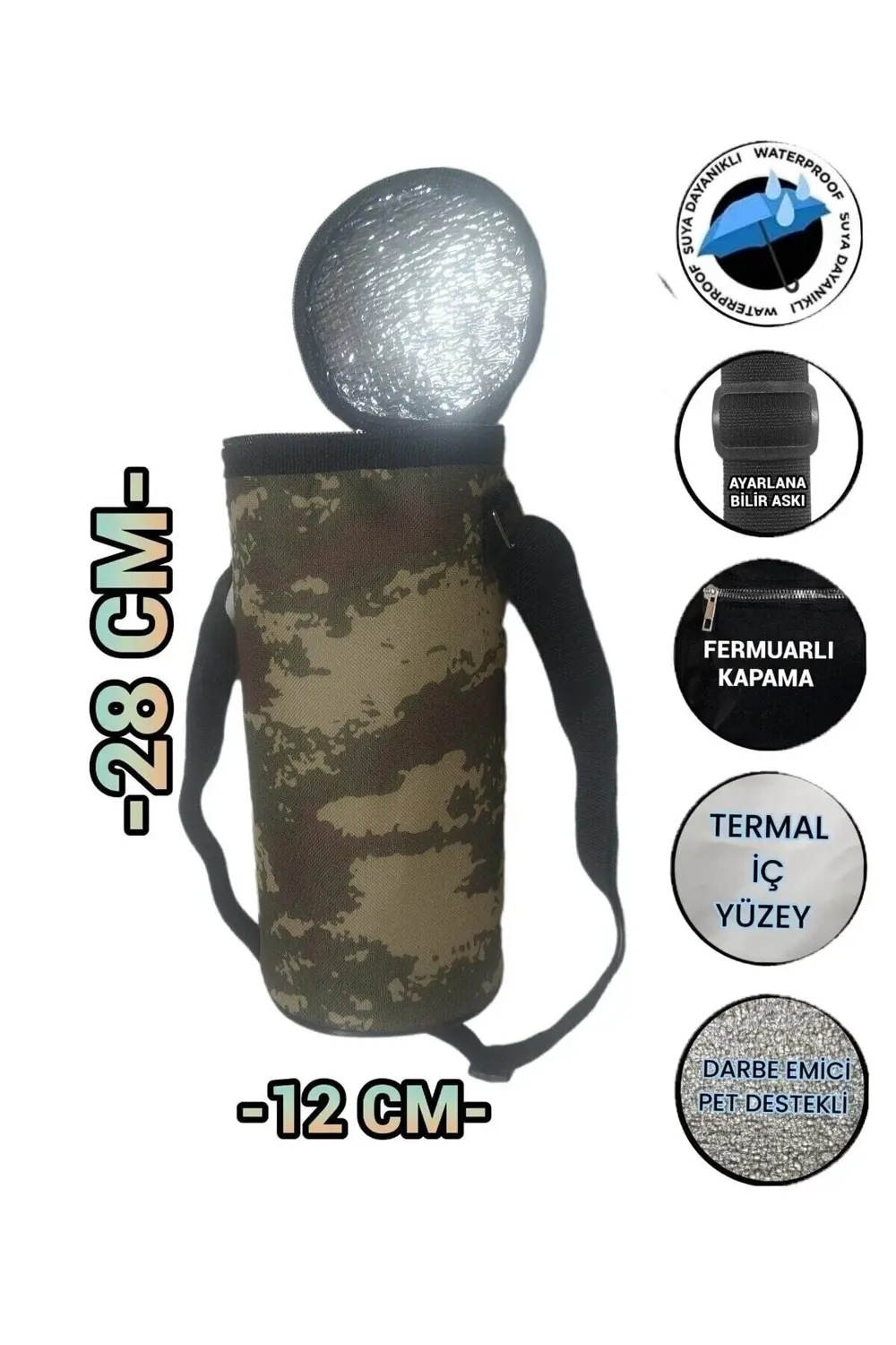 Termos Suluk Çantası Sıcak/soğuk Kullanım Termal Çanta