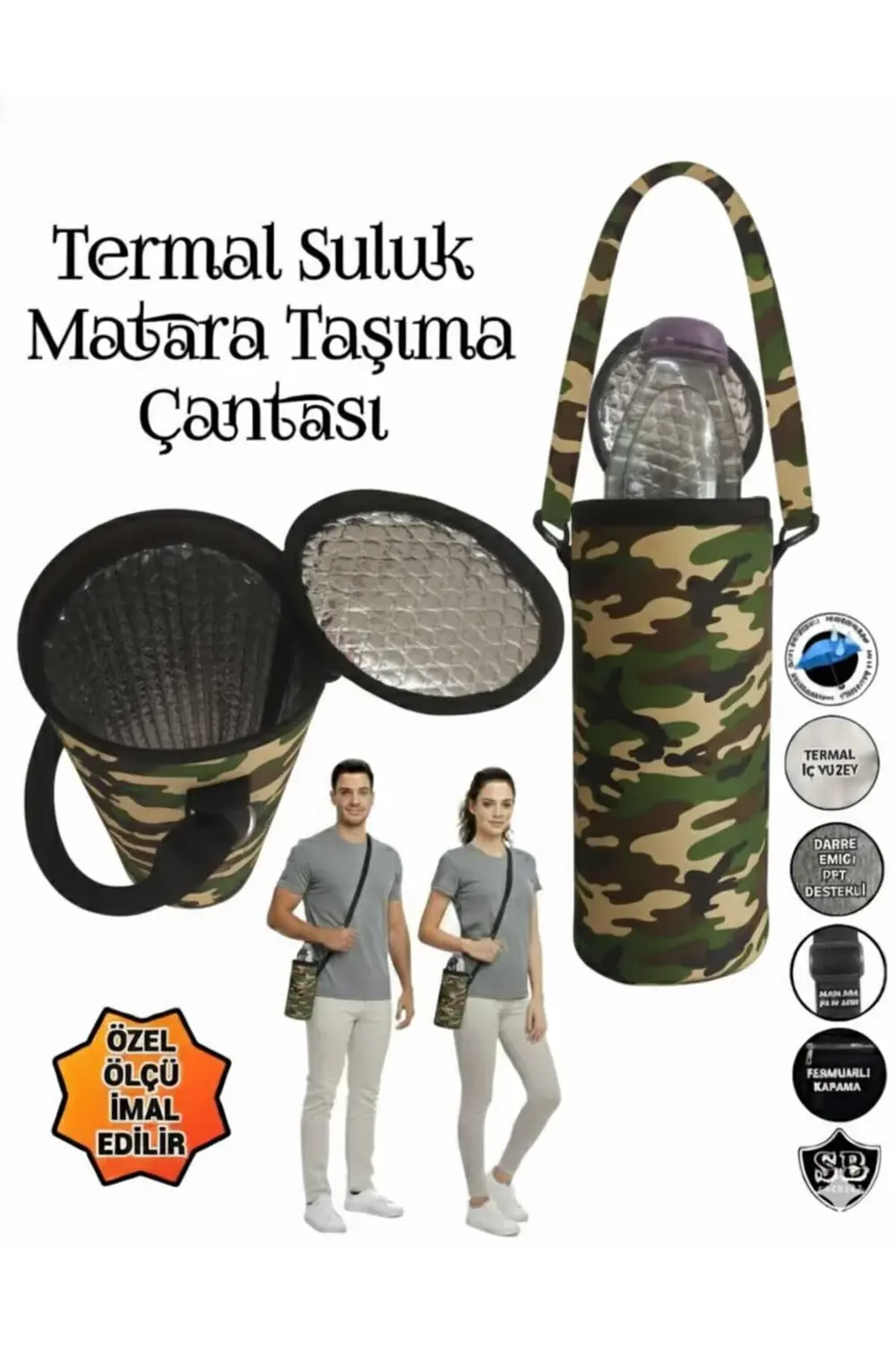 Termos Suluk Çantası Sıcak/soğuk Kullanım Termal Çanta