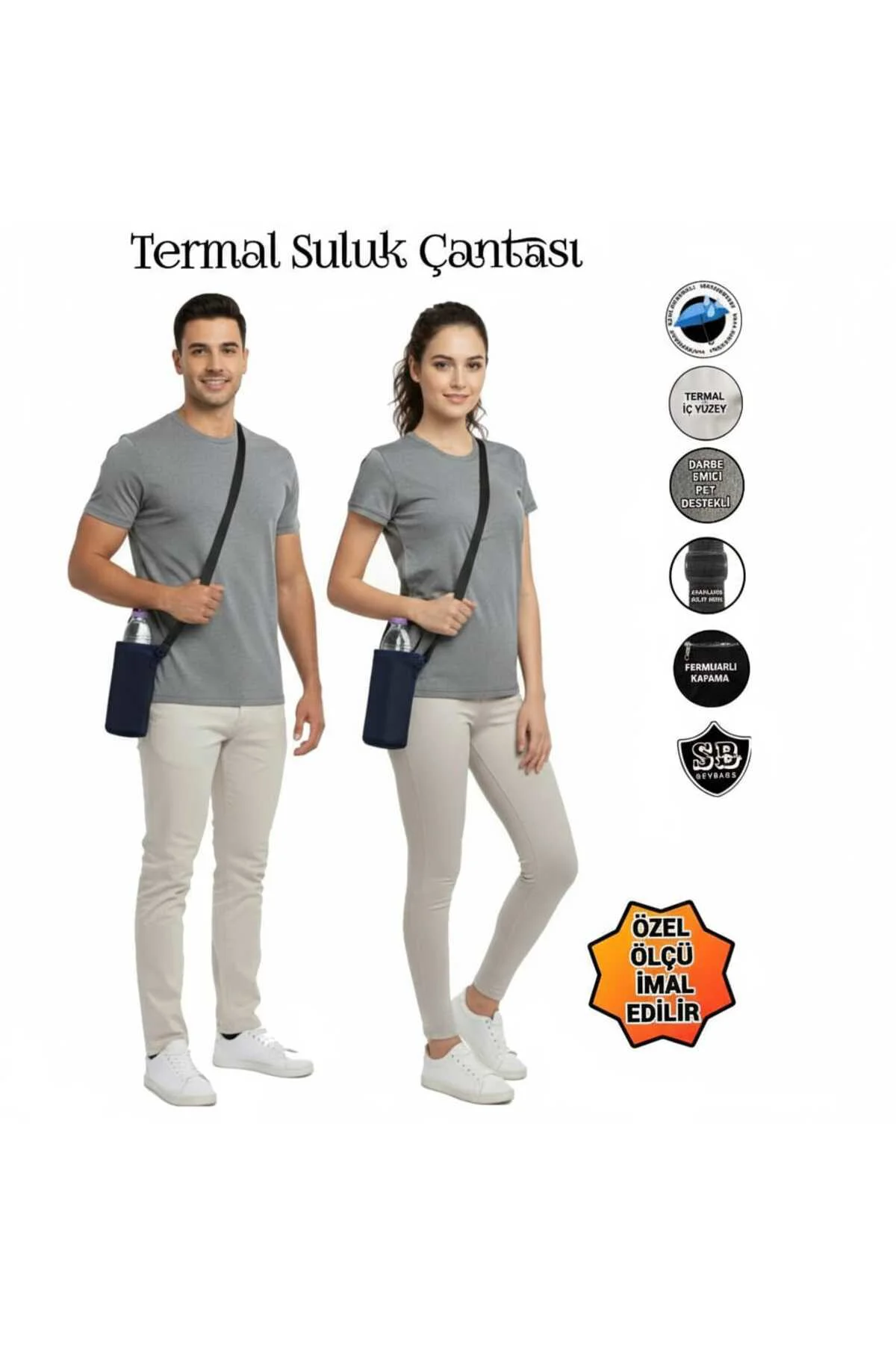 Termos Suluk Çantası Sıcak/soğuk Kullanım Termal Çanta
