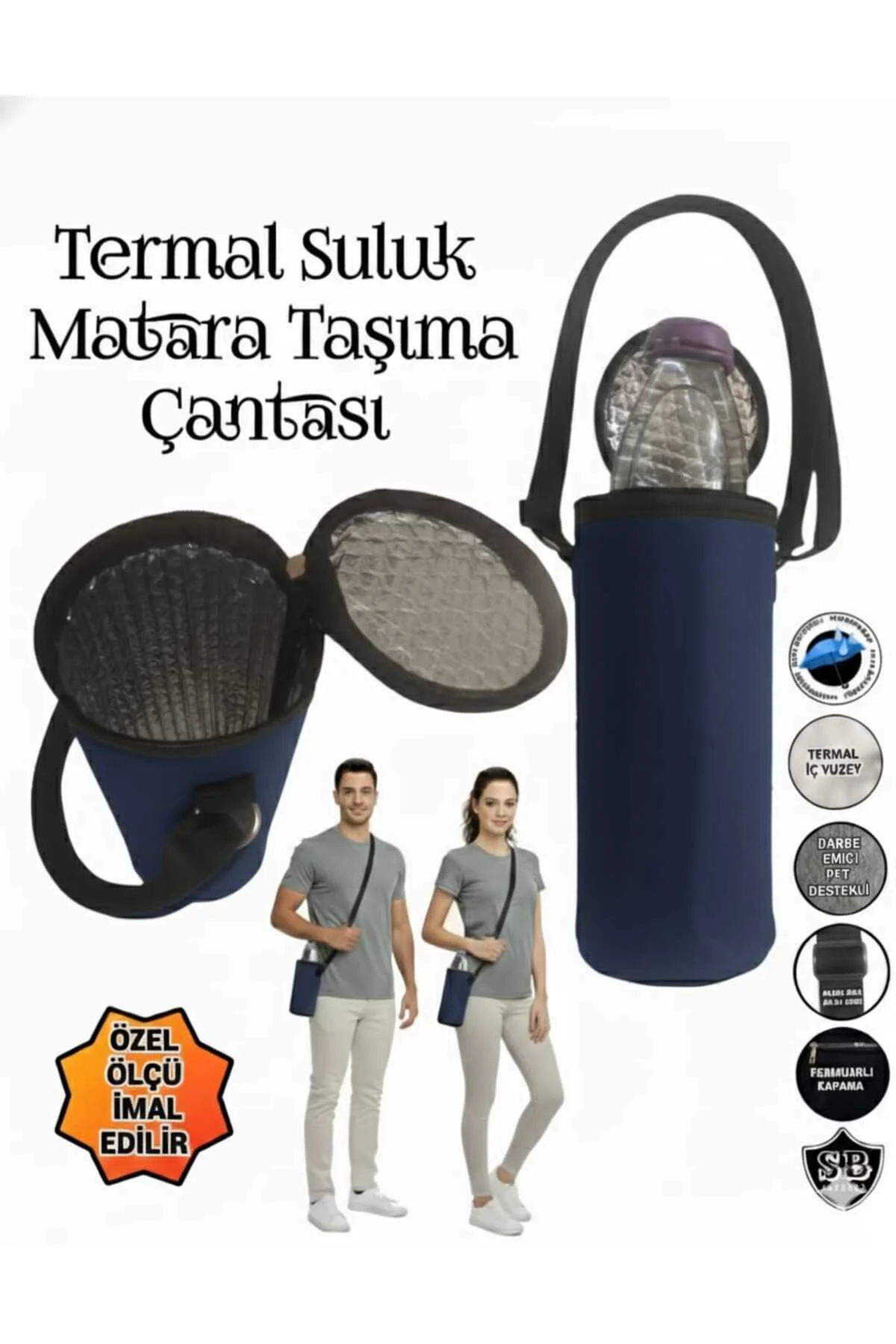Termos Suluk Çantası Sıcak/soğuk Kullanım Termal Çanta