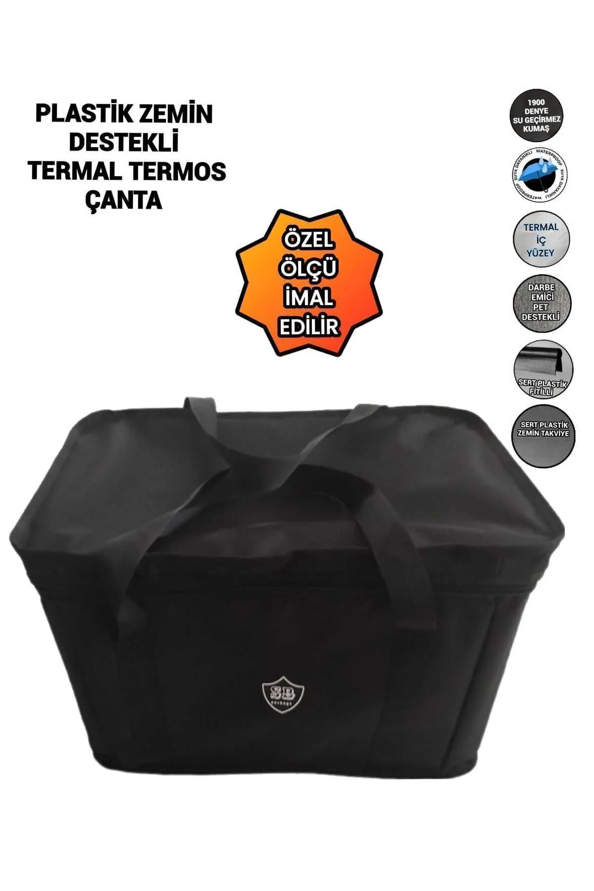 Termos Termal Plastik Zemin Destekli Termos Çanta 65 Litre